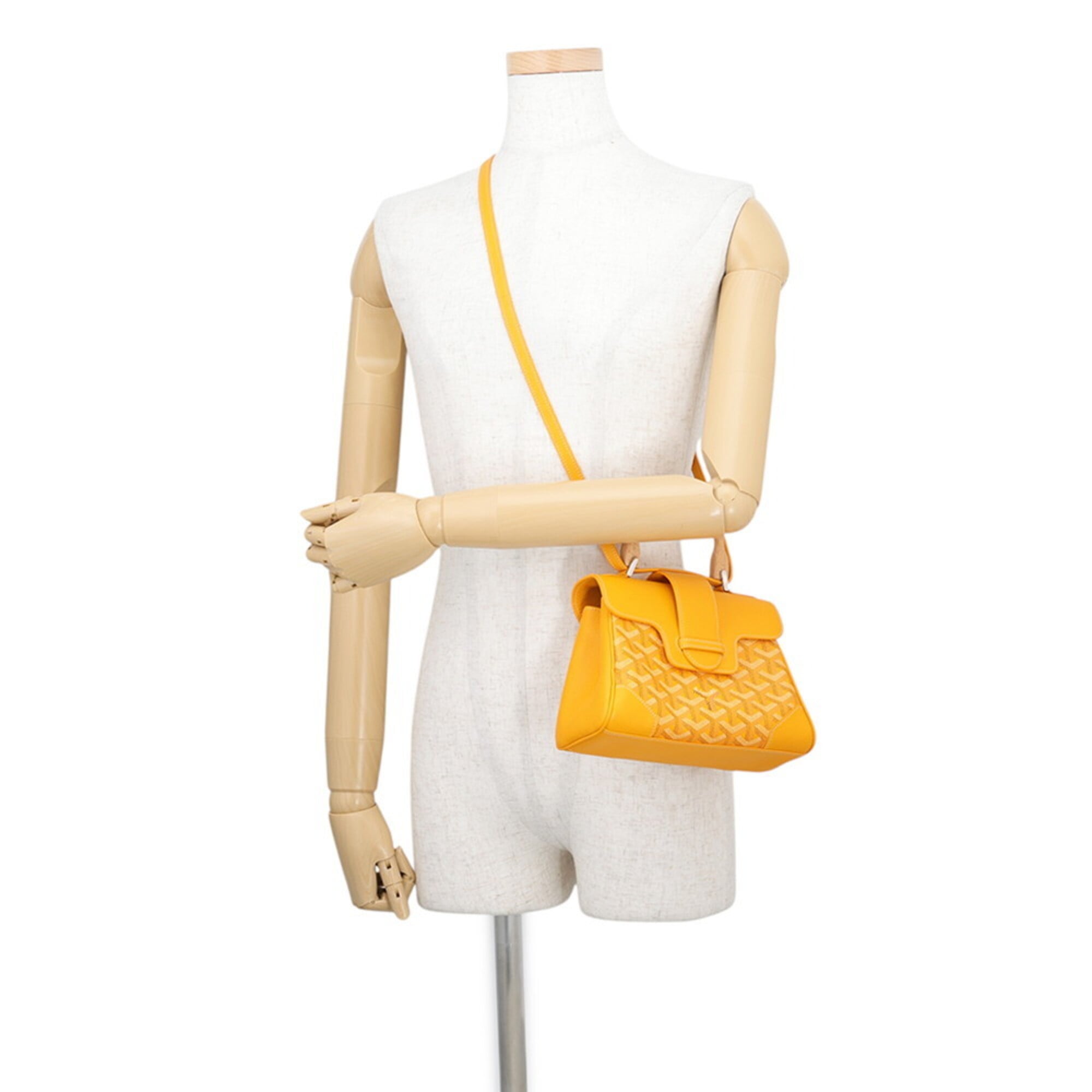 Goyard Yellow Pvc Leather Handbag (Pre-Owned)