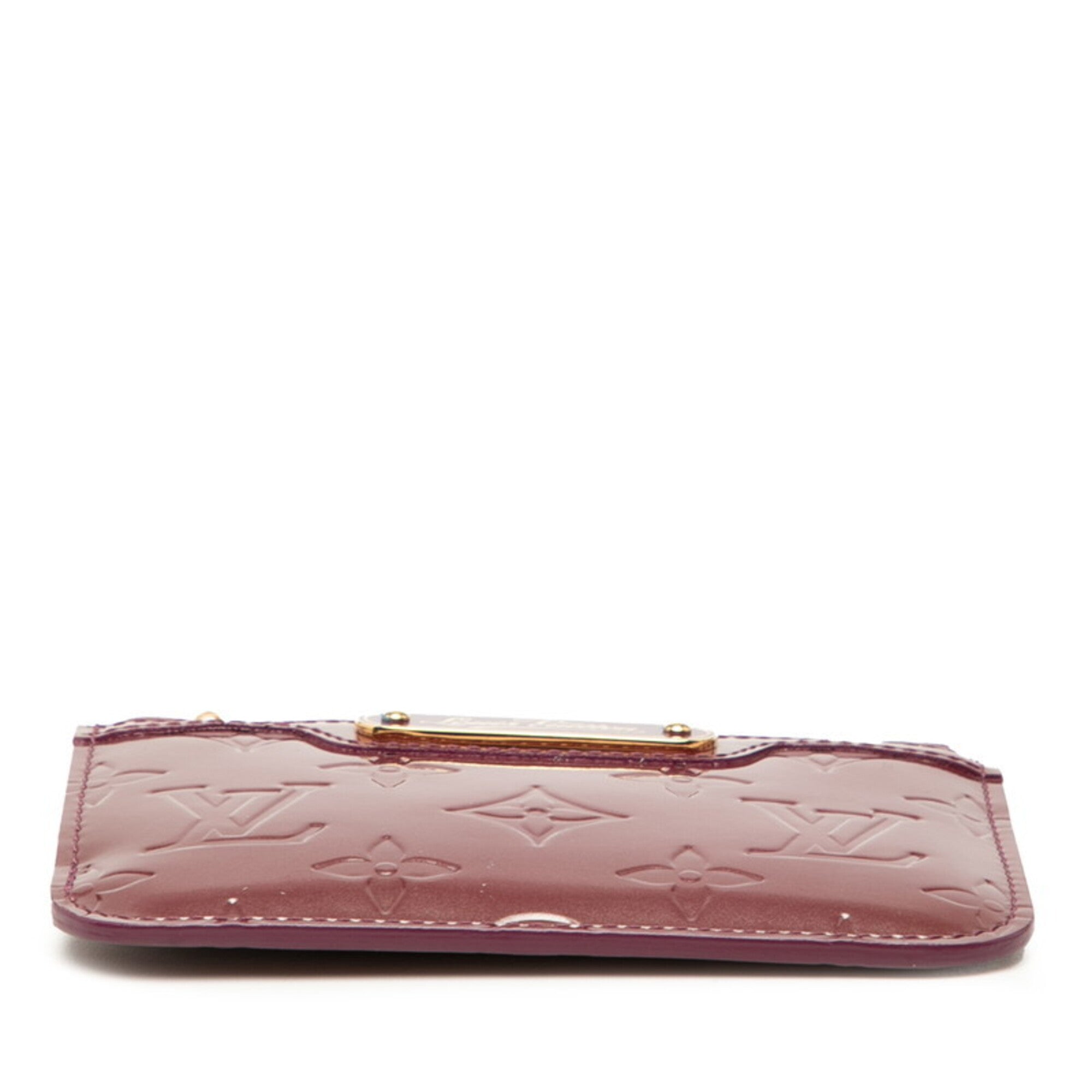 Louis Vuitton Monogram Vernis Red Color Patent Leather Coin Purse/Coin Case (Pre-Owned)