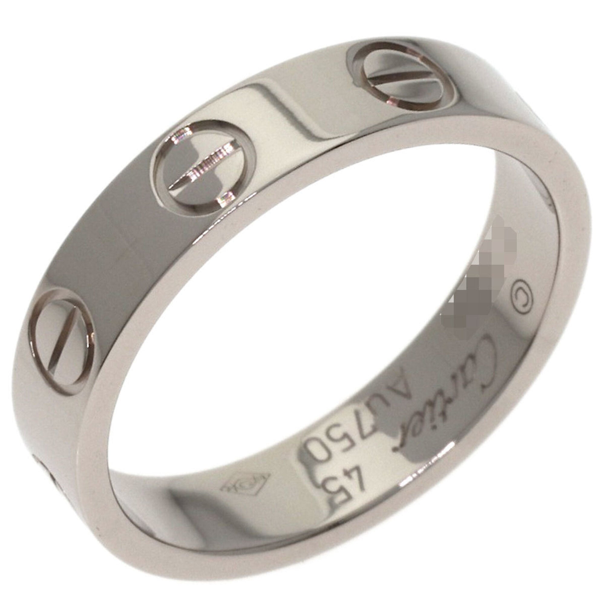 Cartier White Gold (18K) Band Ring (Pre-Owned)
