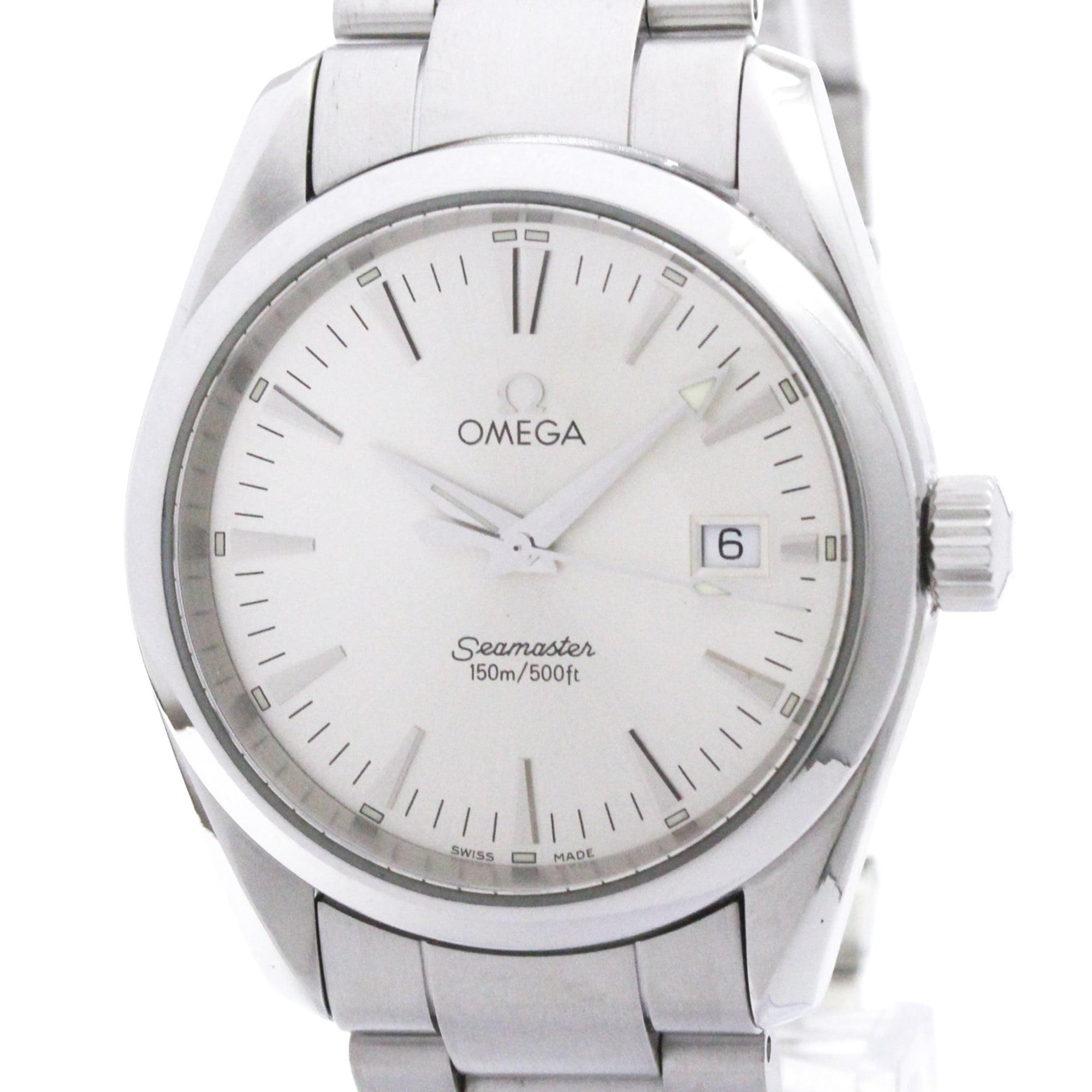 Omega Seamaster Aqua Terra 150M Quartz Watch Stainless Steel Watch (Pre-Owned)