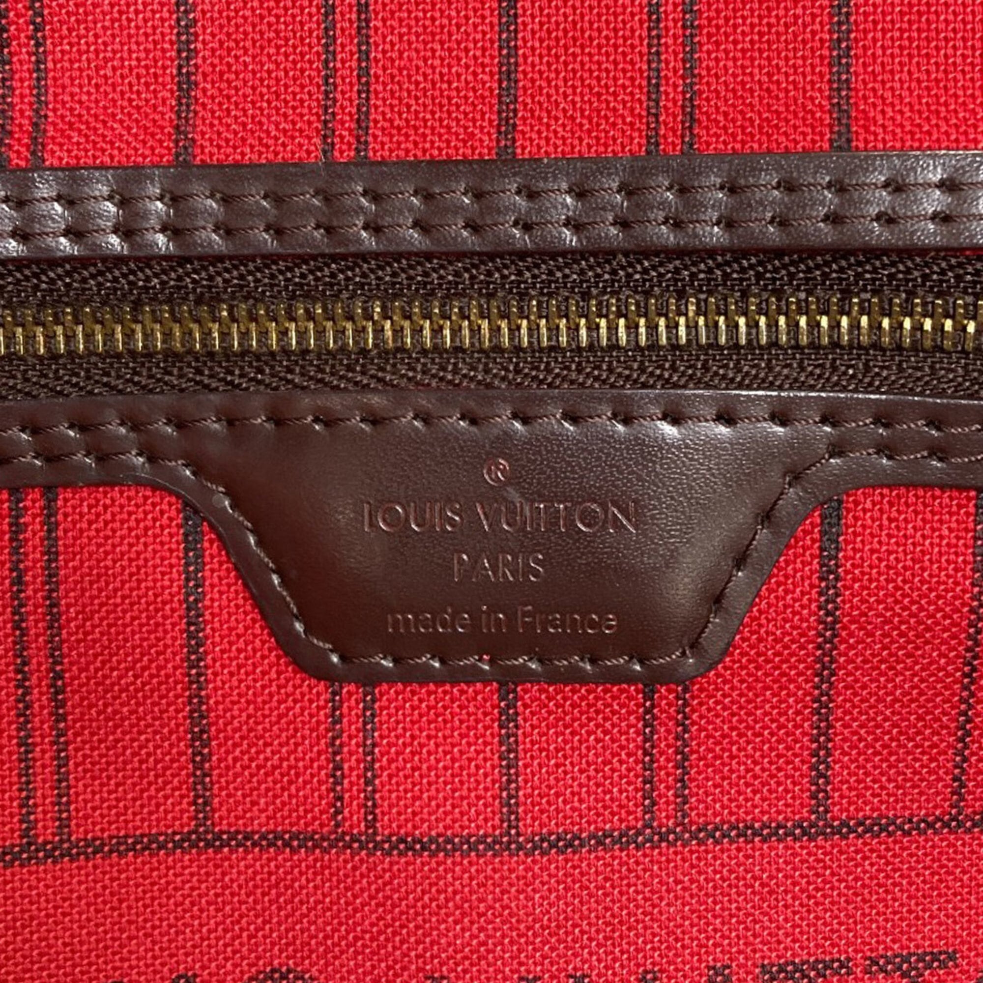Louis Vuitton Damier Canvas Ebene Damier Canvas Handbag Pouch (Pre-Owned)