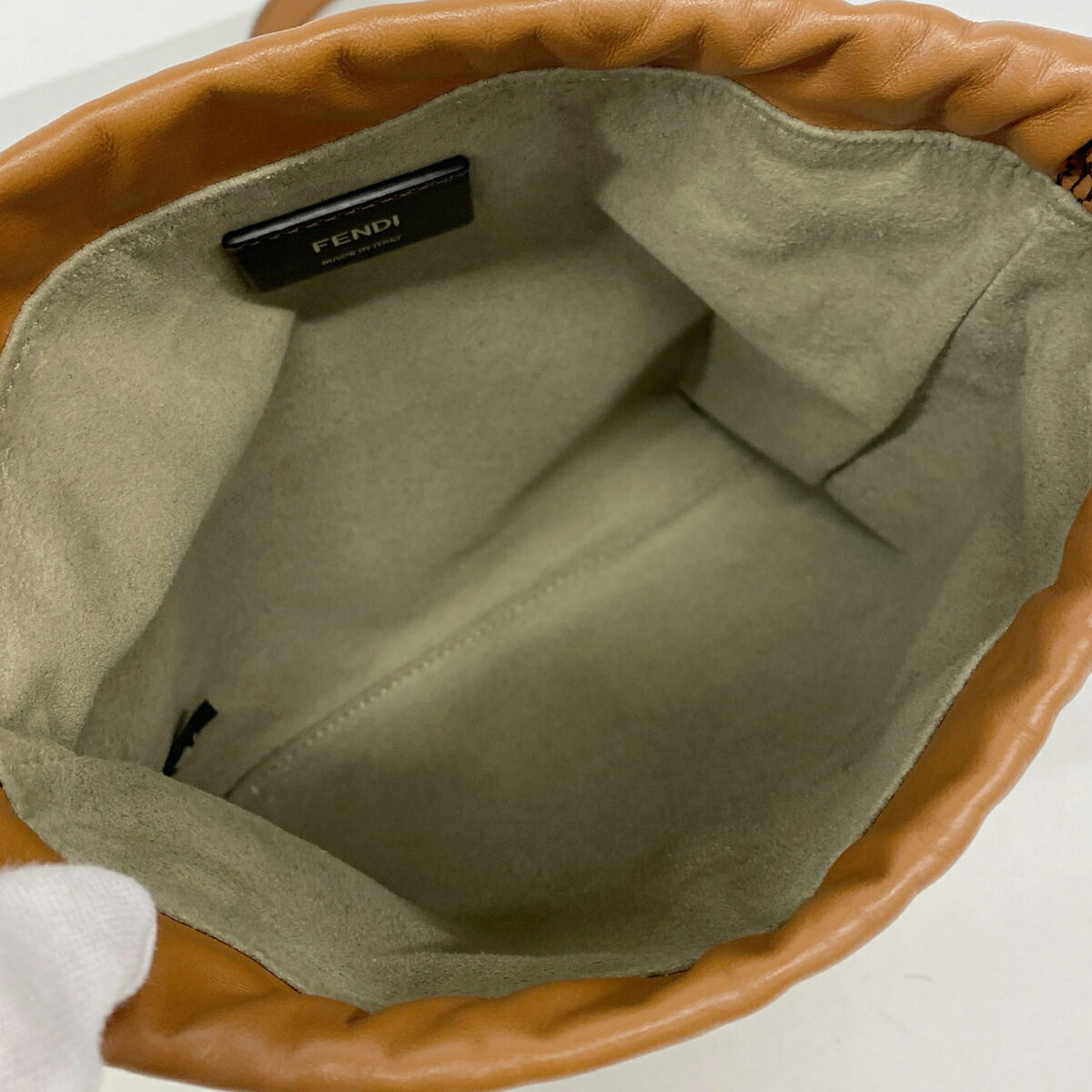 Fendi Brown Leather Shoulder Bag (Pre-Owned)