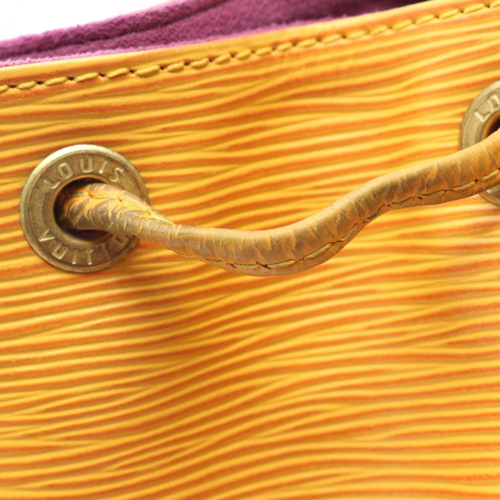 Louis Vuitton Yellow Epi Leather Handbag Shoulder Bag (Pre-Owned)