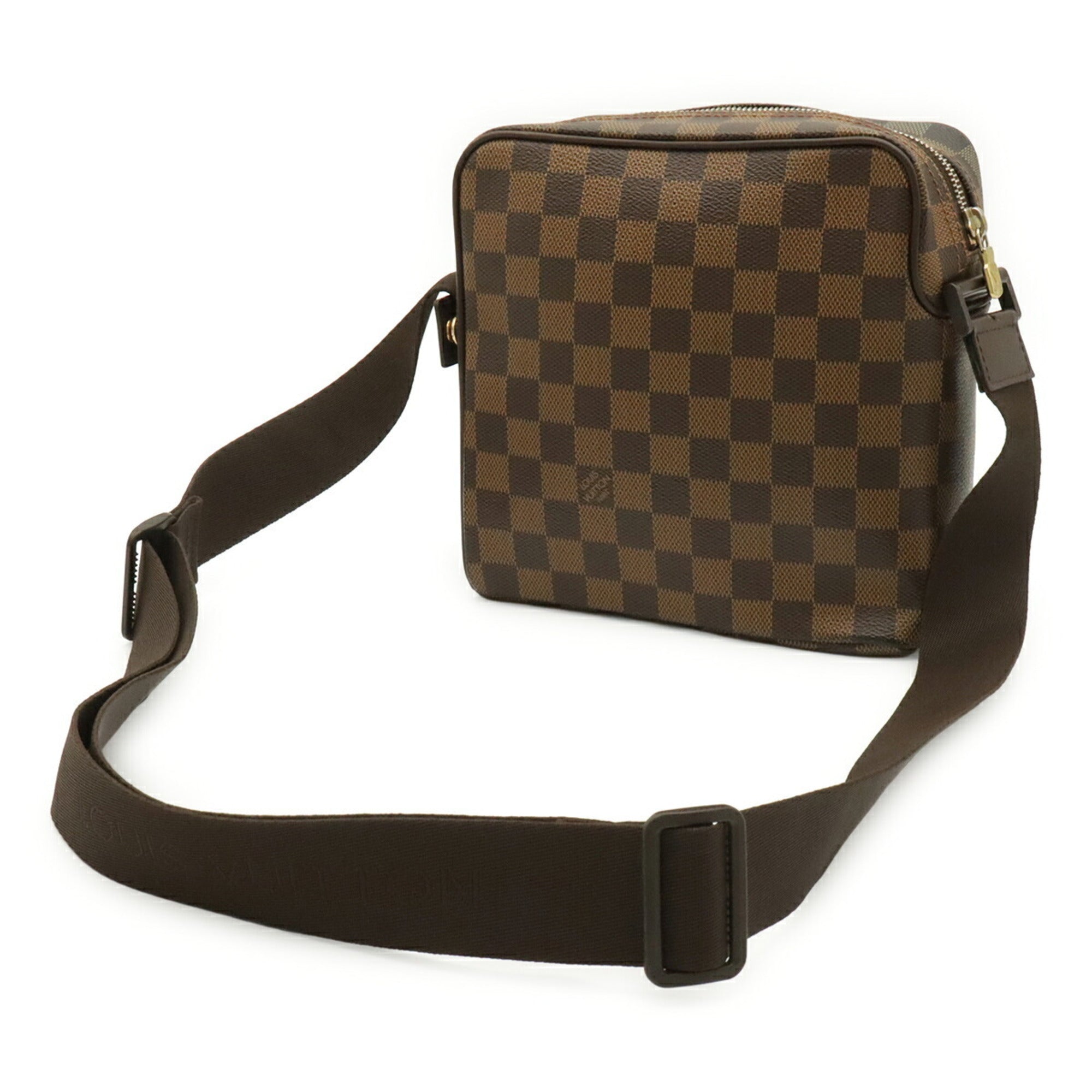 Louis Vuitton Brown Damier Canvas Pvc Pochette Shoulder Bag (Pre-Owned)