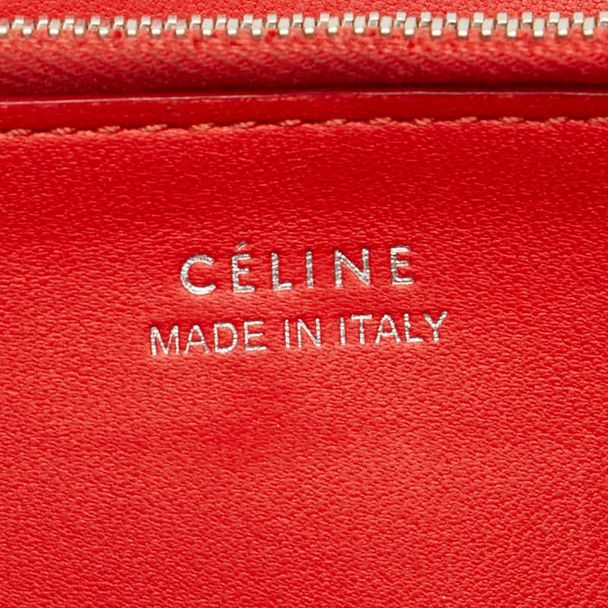 Celine Beige Leather Coin Purse/Coin Case (Pre-Owned)