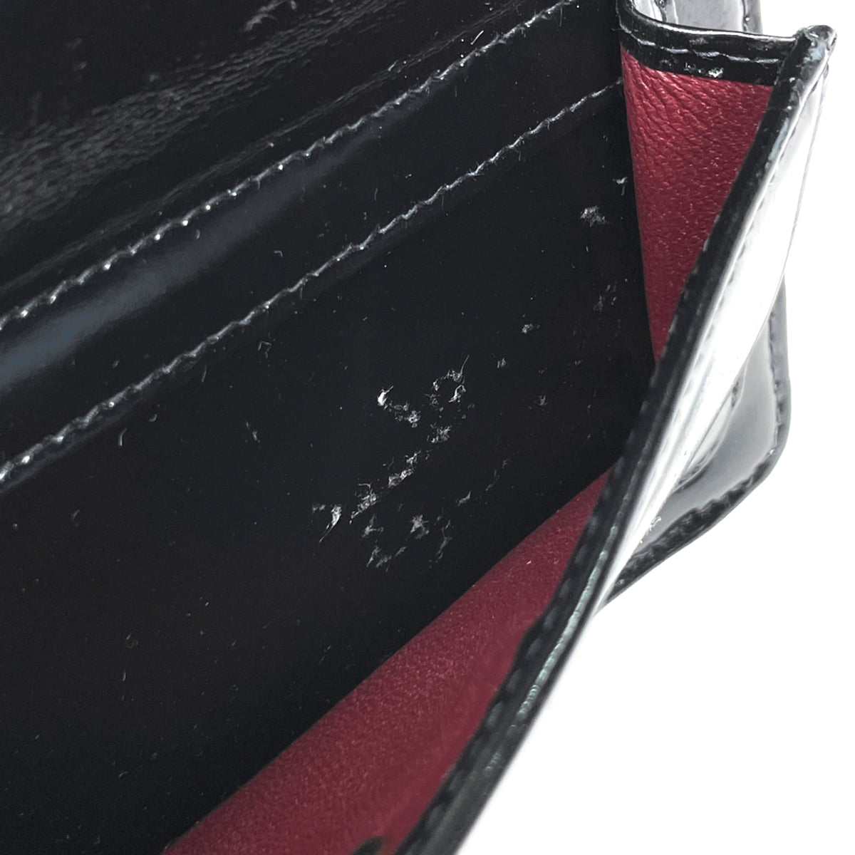 Chanel Black Patent Leather Pouch (Pre-Owned)