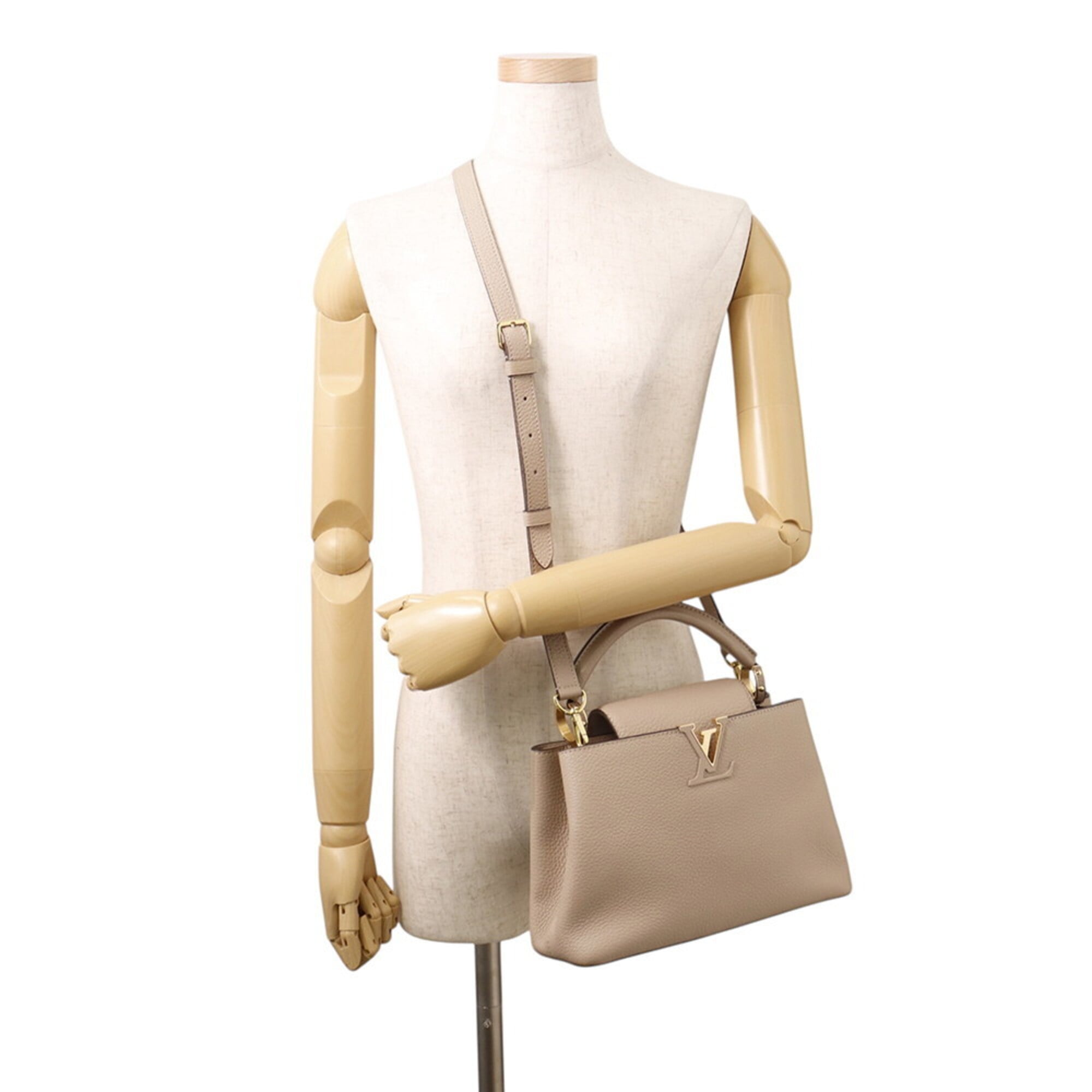 Louis Vuitton Galle Leather Handbag Shoulder Bag (Pre-Owned)