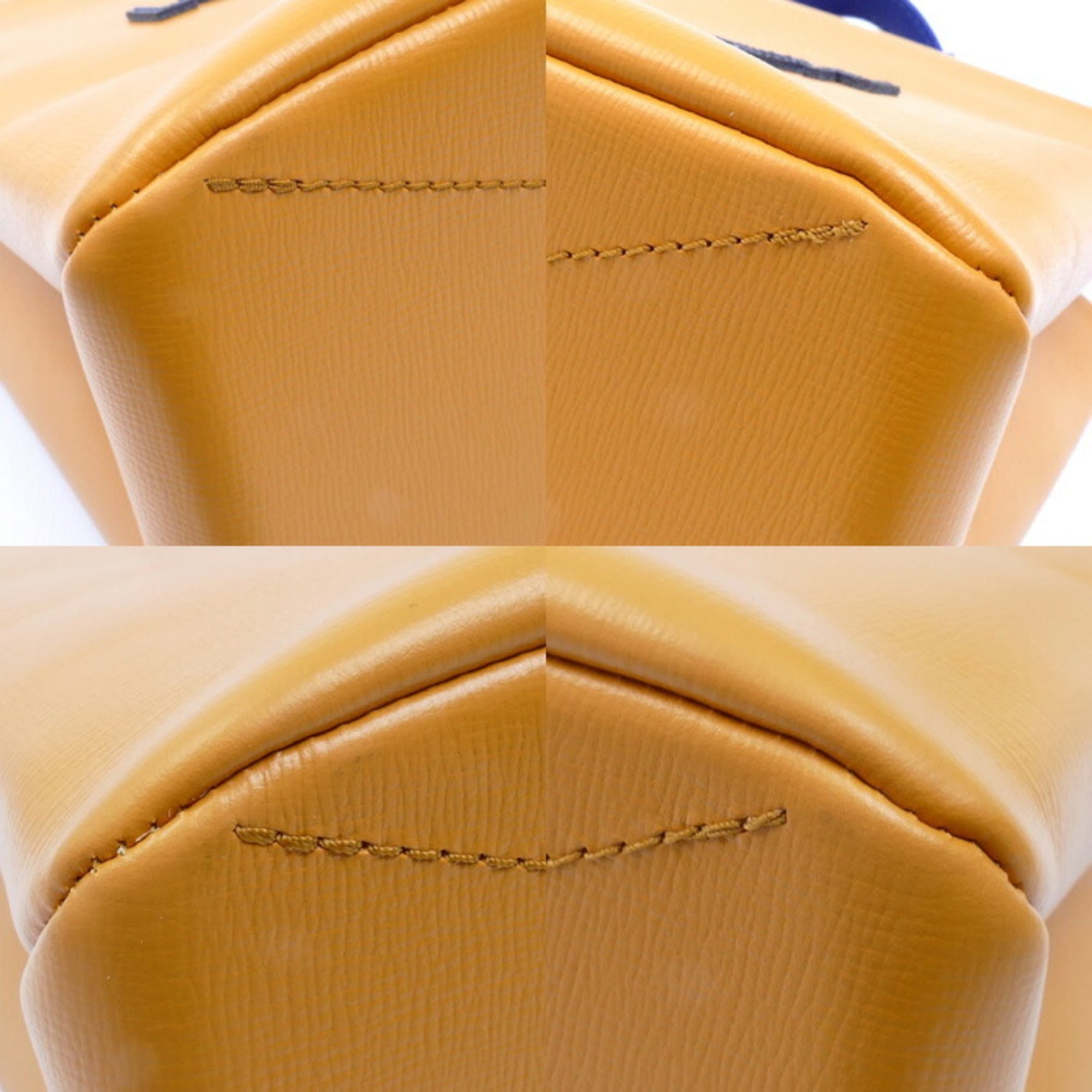 Louis Vuitton Blue Orange Leather Shoulder Bag (Pre-Owned)