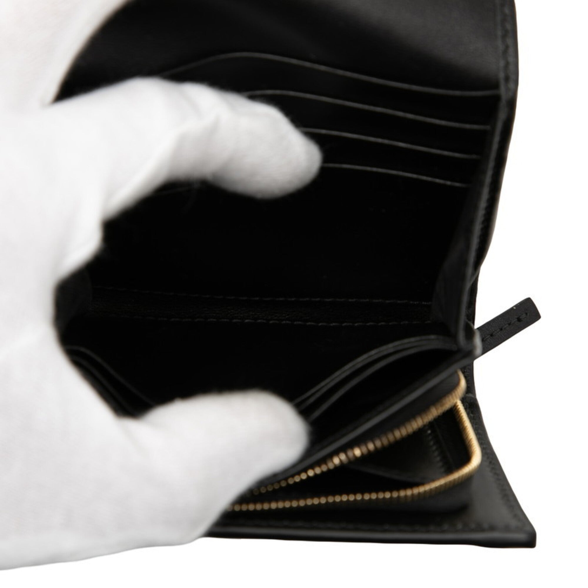 Gucci Black Leather Wallet (Bi-Fold) (Pre-Owned)