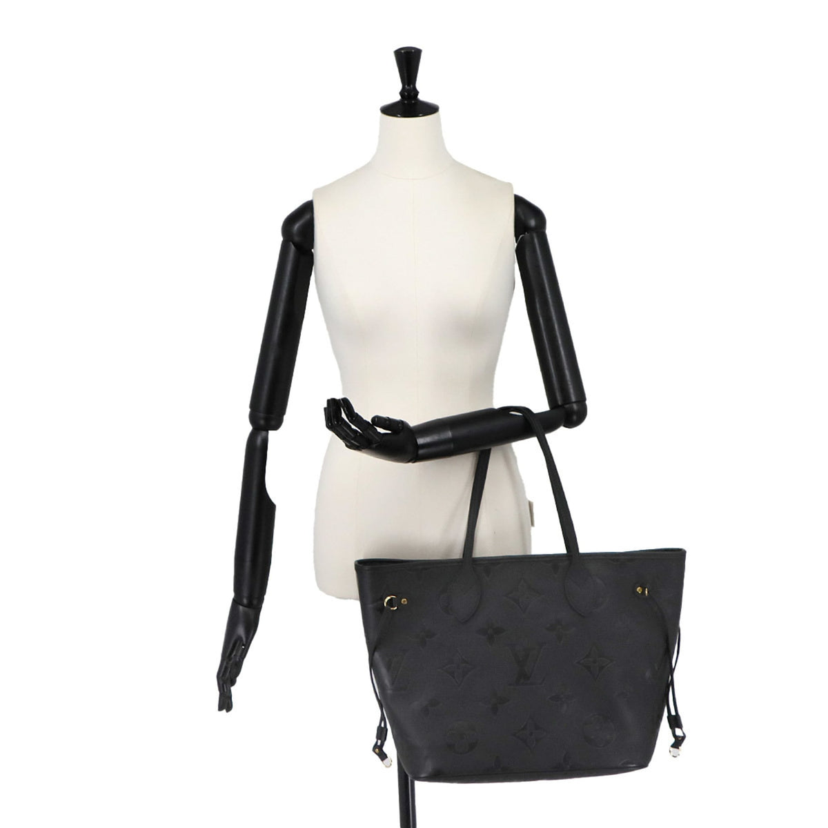 Louis Vuitton Black Monogram Noir Tobacco Monogram Empreinte Handbag Pouch Tote Bag (Pre-Owned)
