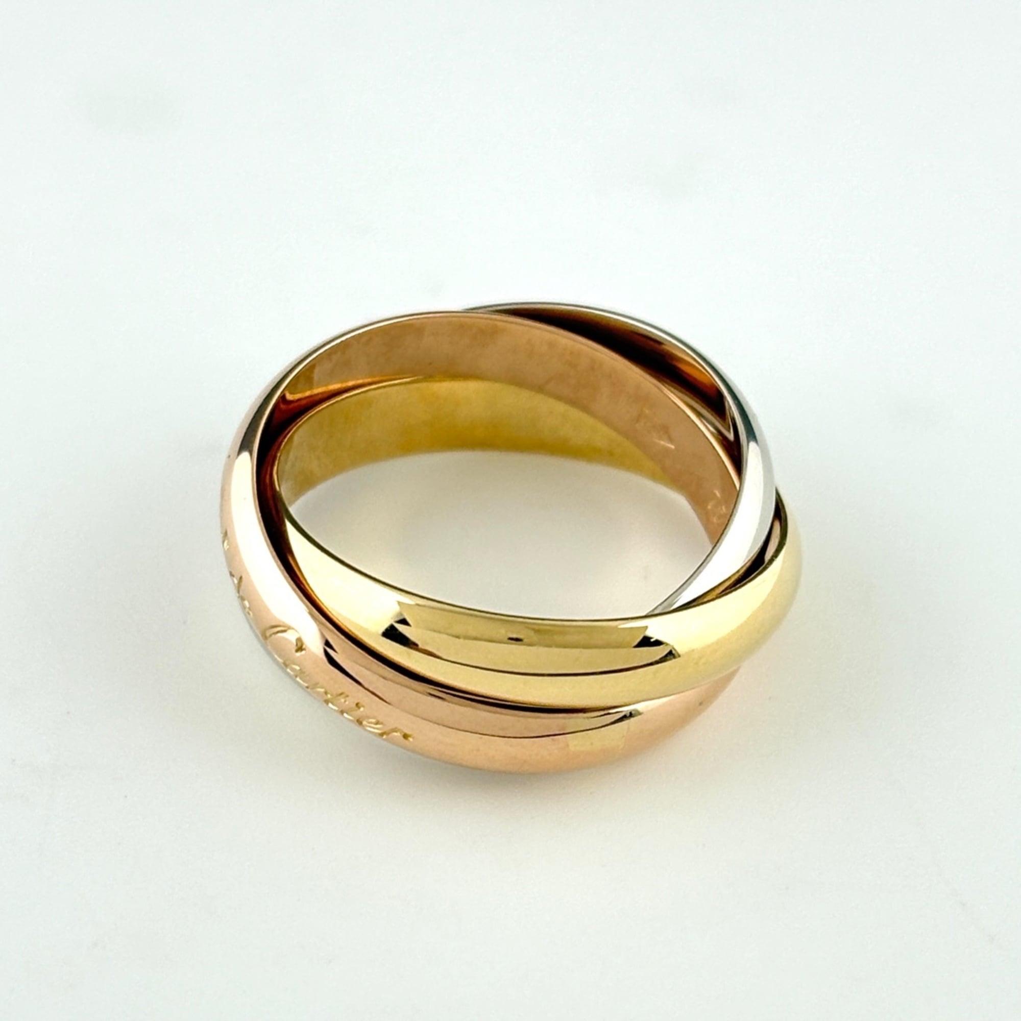 Cartier Yellow Gold (18K) Pink Gold (18K) White Gold (18K) Band Ring (Pre-Owned)