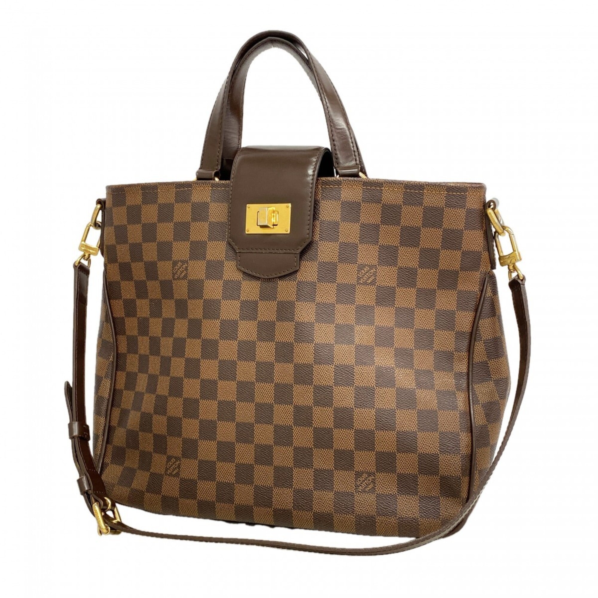 Louis Vuitton Ebene Handbag (Pre-Owned)
