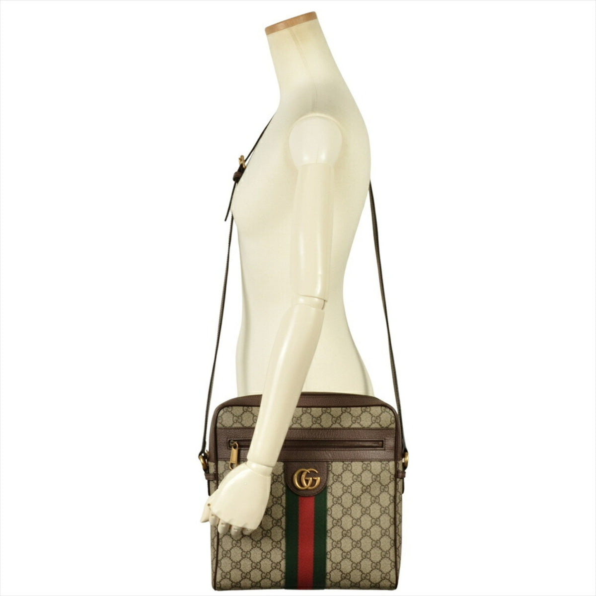 Gucci Brown Gg Supreme Shoulder Bag (Pre-Owned)