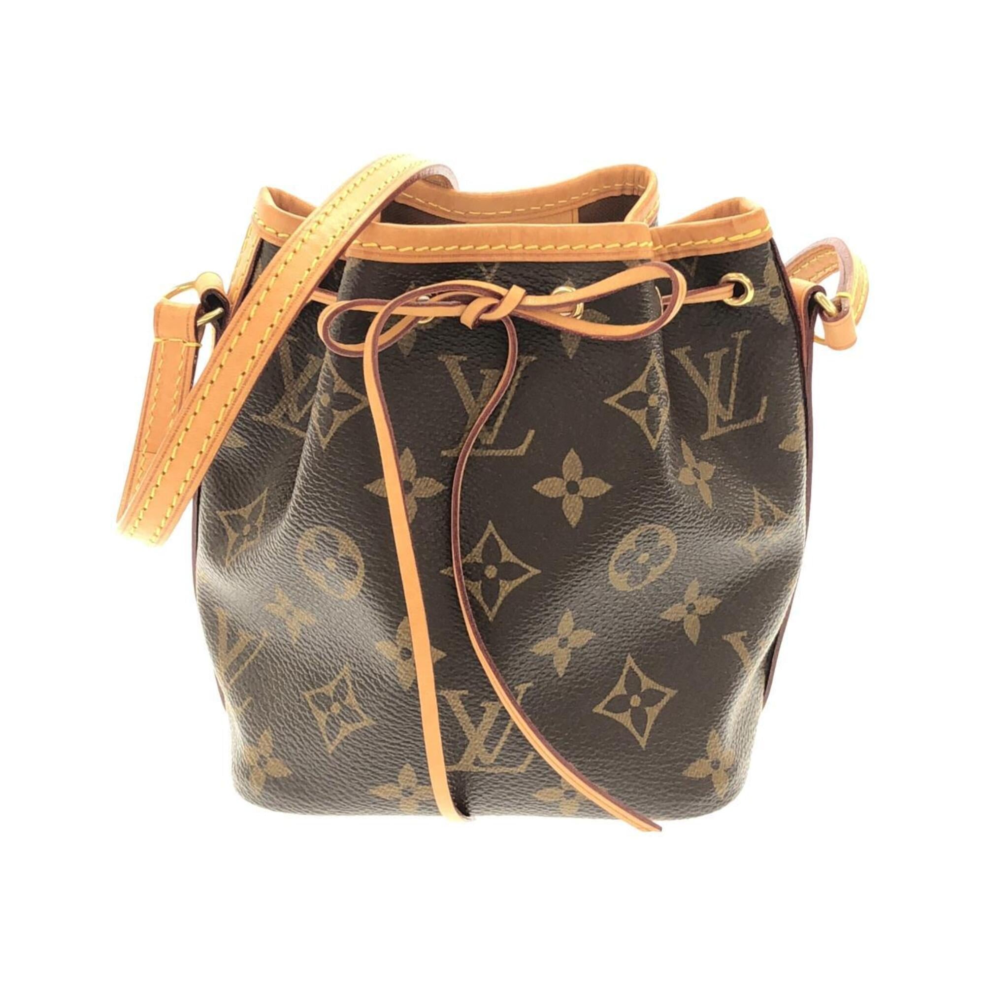 Louis Vuitton Marron Coated Canvas Shoulder Bag (Pre-Owned)