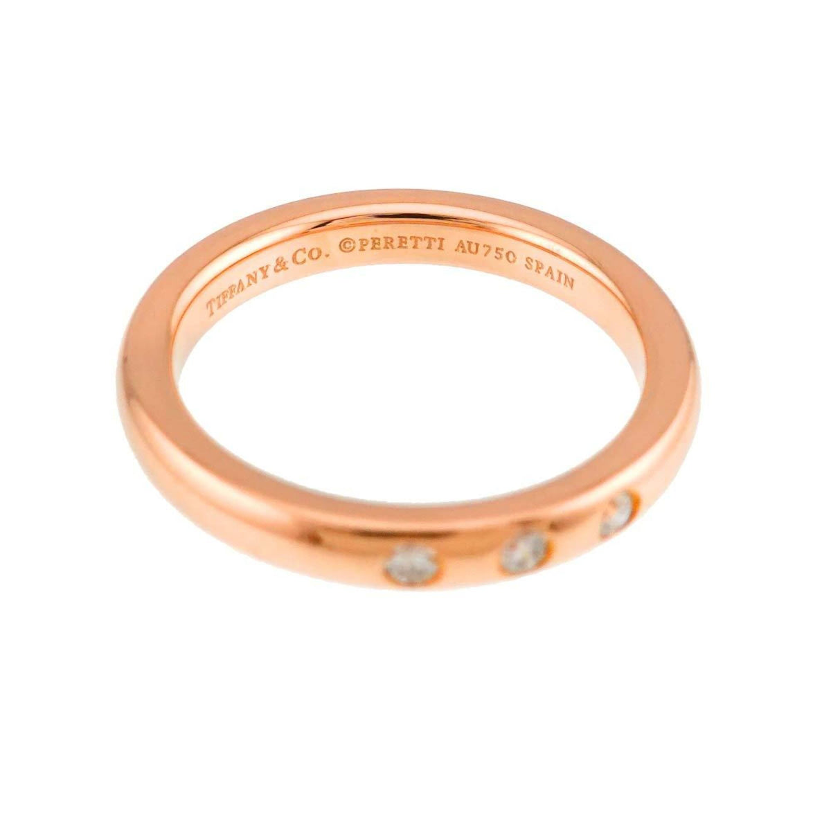 Tiffany Pink Gold (18K) Band Ring (Pre-Owned)