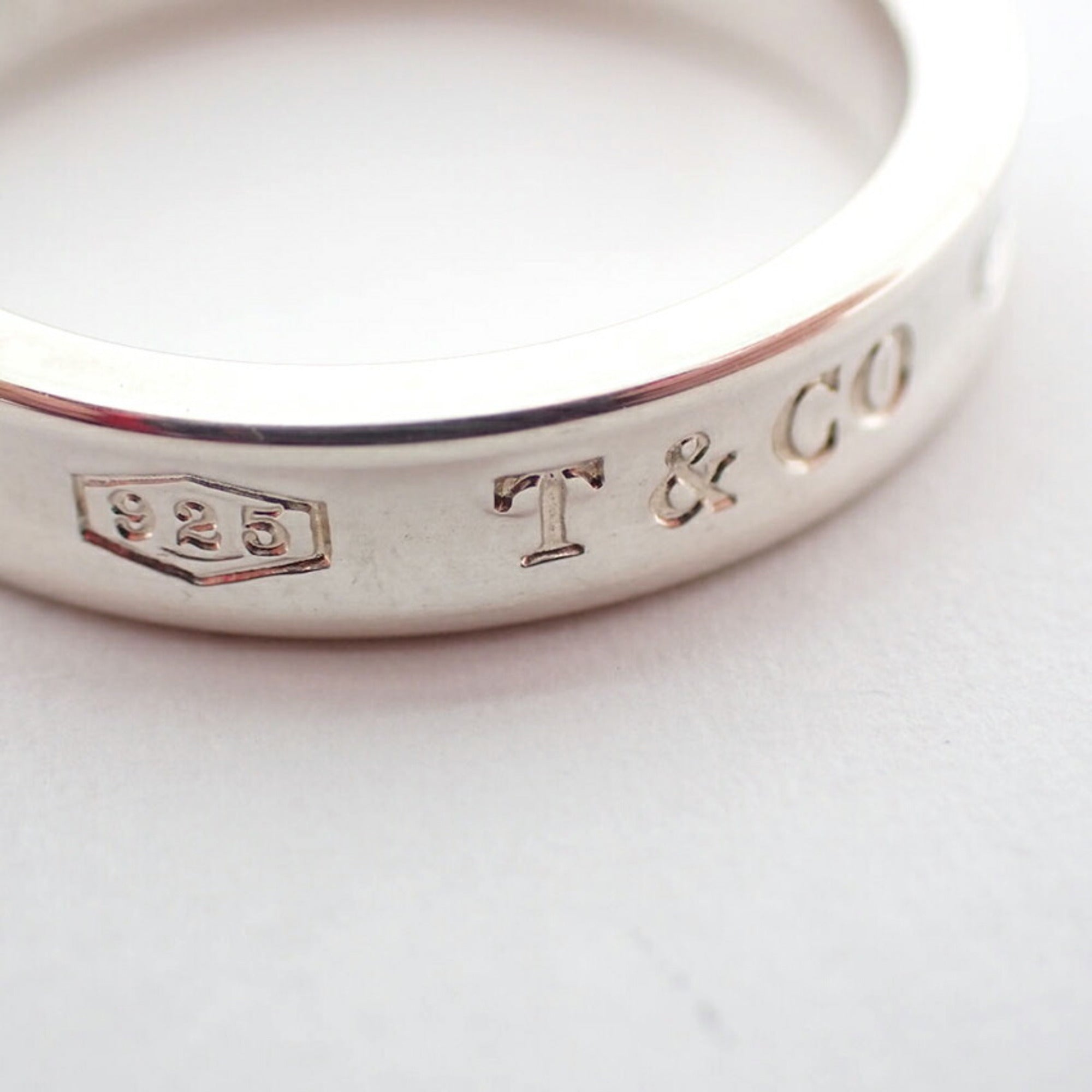 Tiffany Sterling Silver 925 Band Ring (Pre-Owned)
