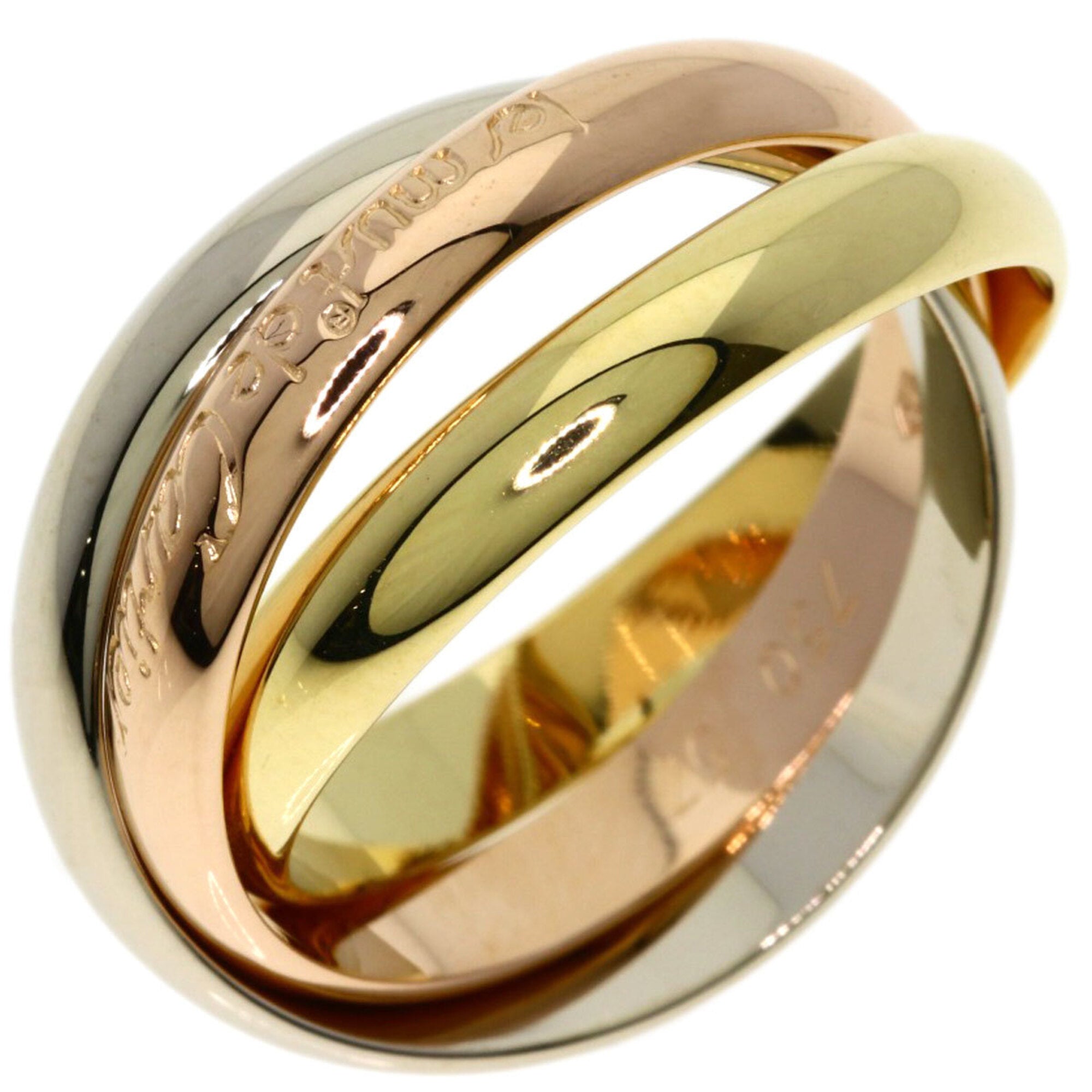 Cartier Yellow Gold (18K) Pink Gold (18K) White Gold (18K) Band Ring (Pre-Owned)
