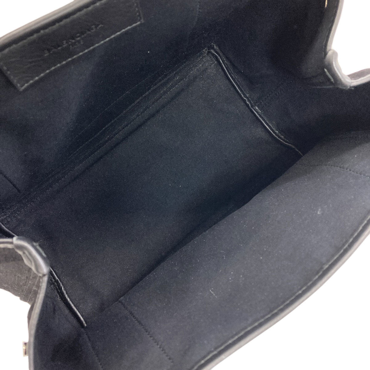 Balenciaga Black Canvas Handbag Pouch (Pre-Owned)