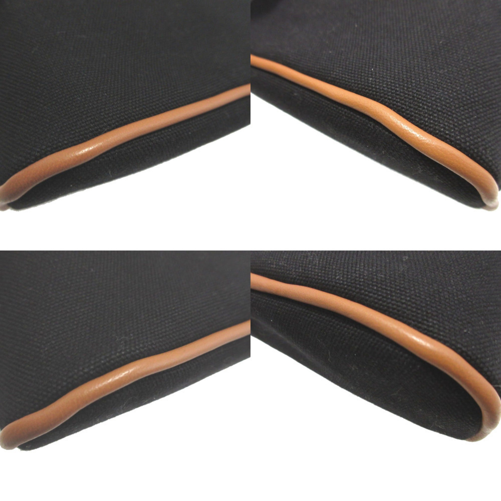 Hermes Black Cotton Pouch (Pre-Owned)