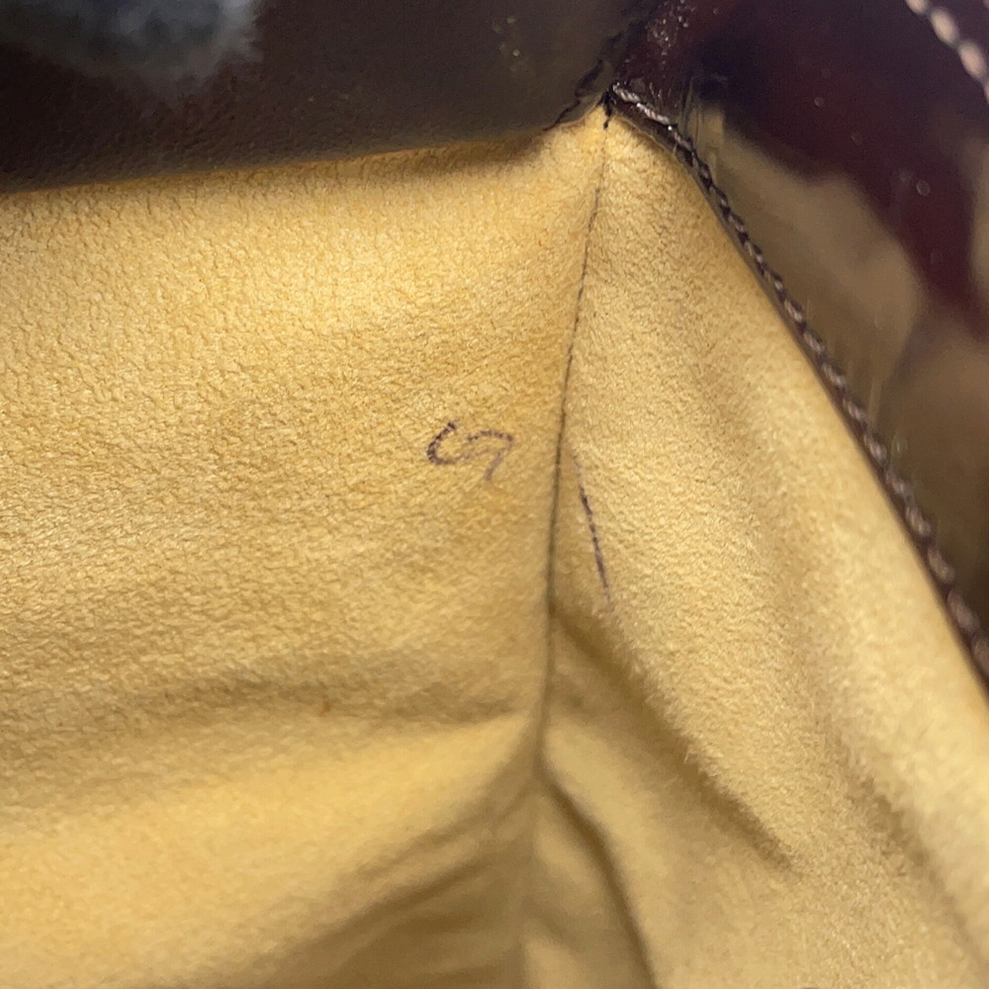 Chanel Chocolate Bar Brown Patent Leather Handbag Tote Bag (Pre-Owned)