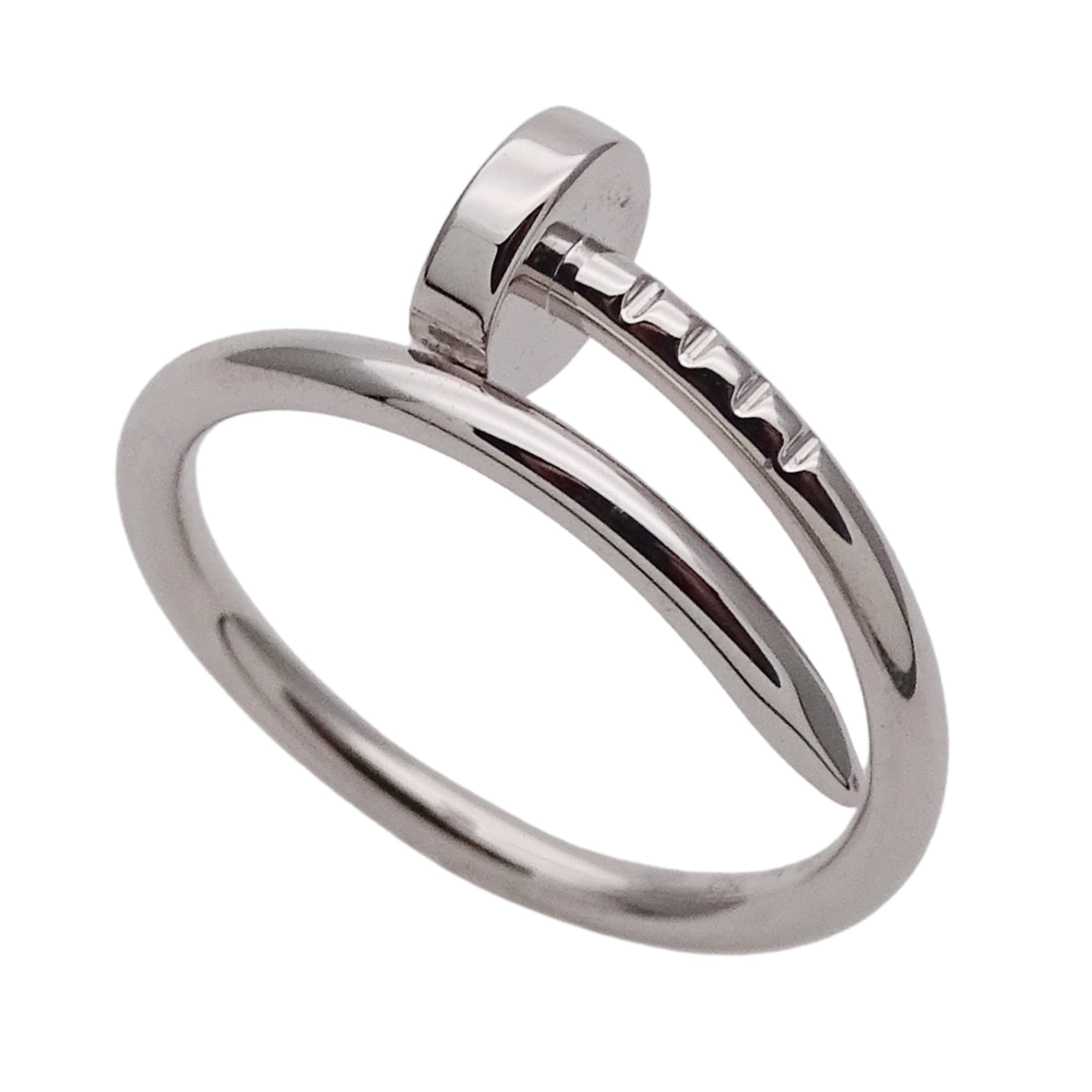 Cartier White Gold White Gold (18K) Band Ring (Pre-Owned)