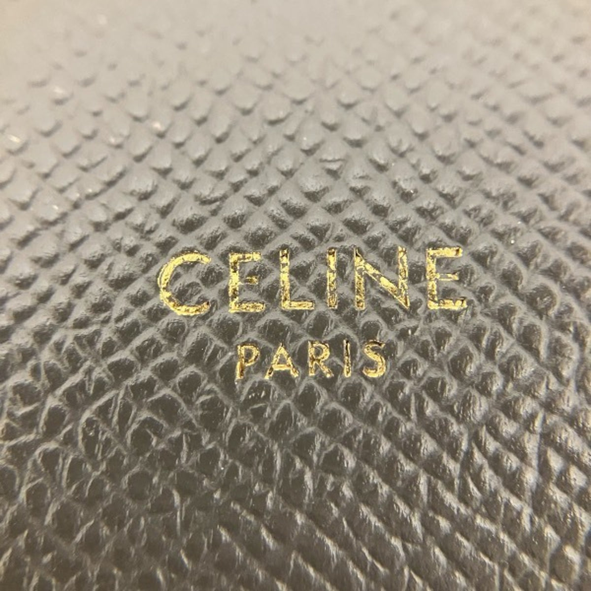 Celine Gray Leather Handbag Shoulder Bag (Pre-Owned)