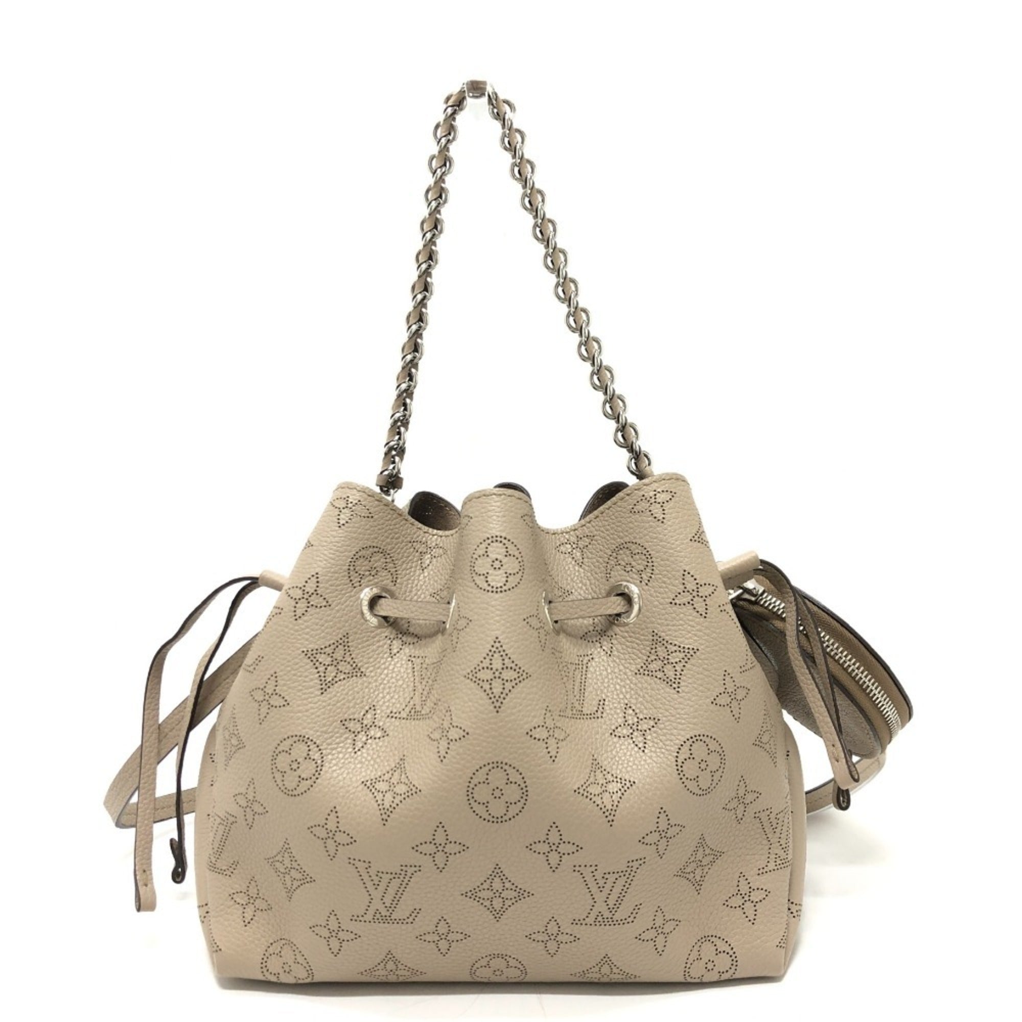 Louis Vuitton Monogram Beige Galle Leather Handbag Shoulder Bag (Pre-Owned)