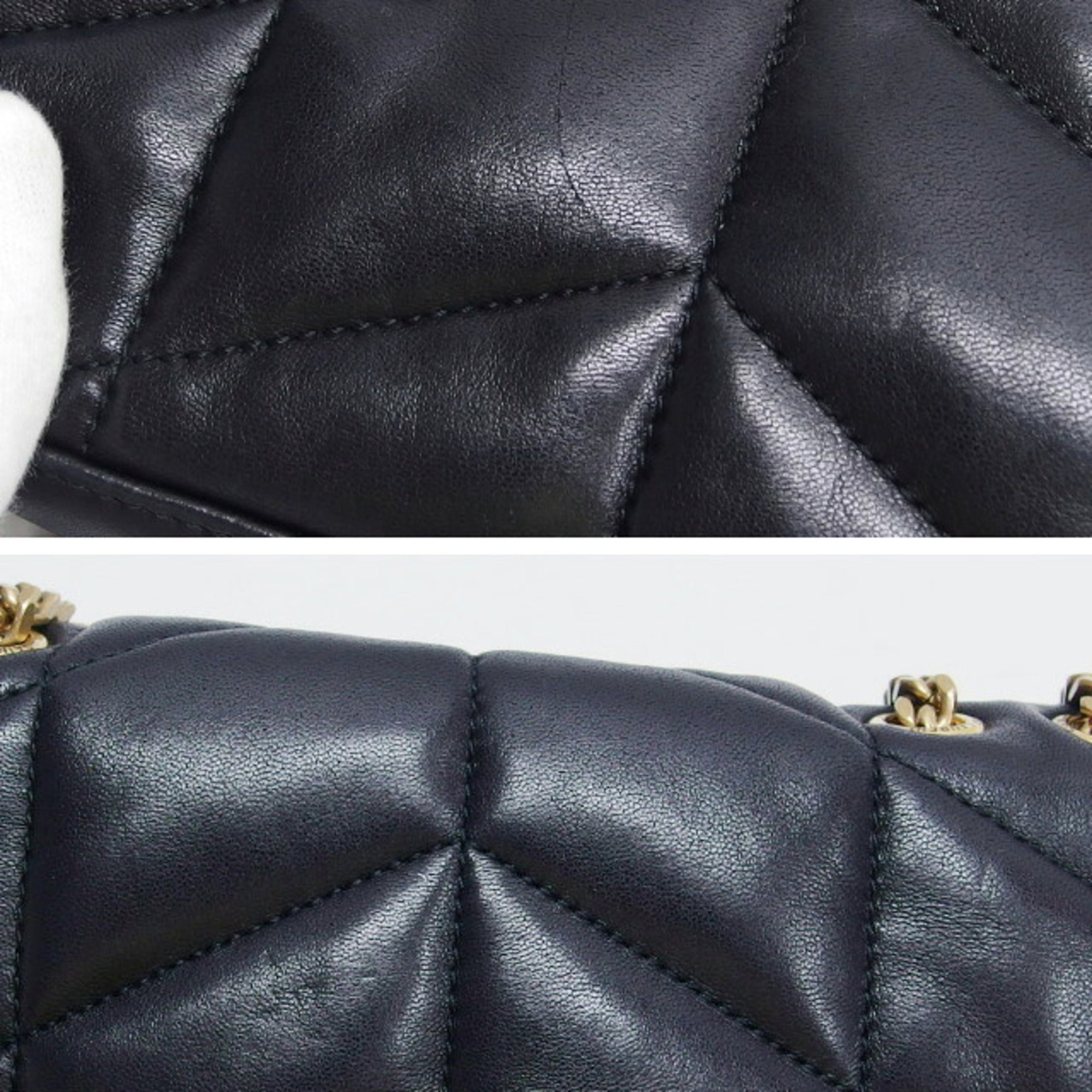 Saint Laurent Black Leather Shoulder Bag (Pre-Owned)