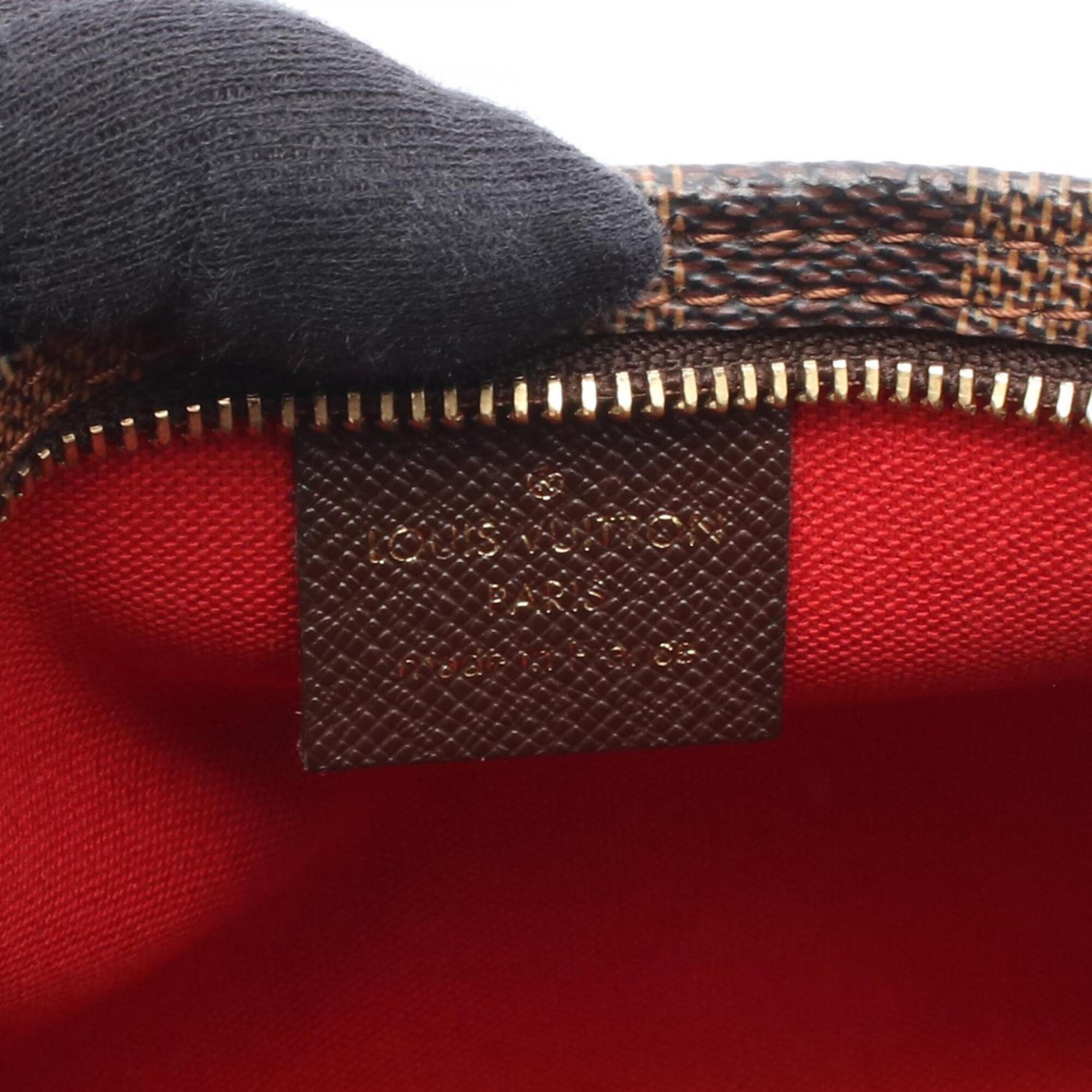 Louis Vuitton Brown Coated Canvas Leather Handbag (Pre-Owned)