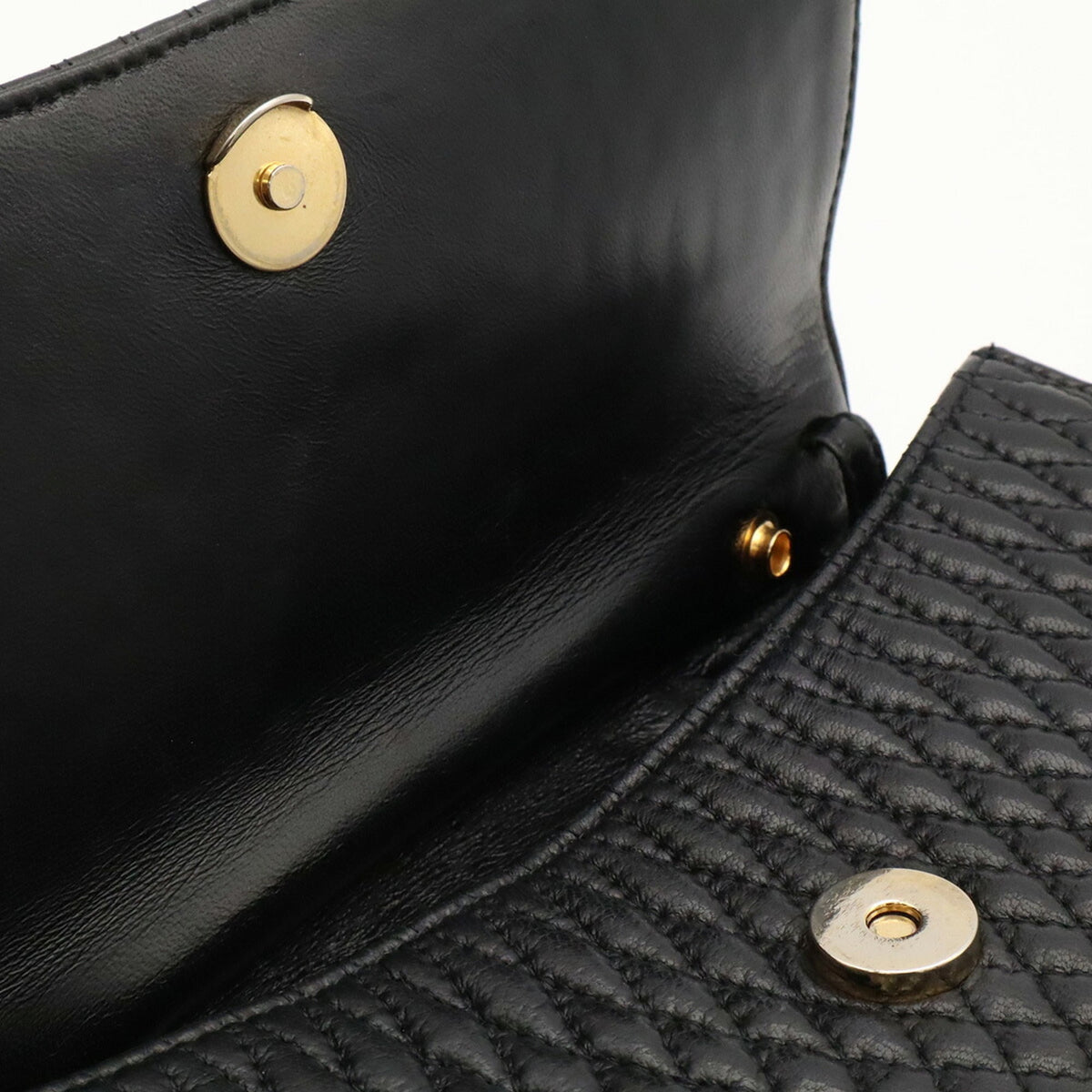Bally Black Quilting Handbag (Pre-Owned)