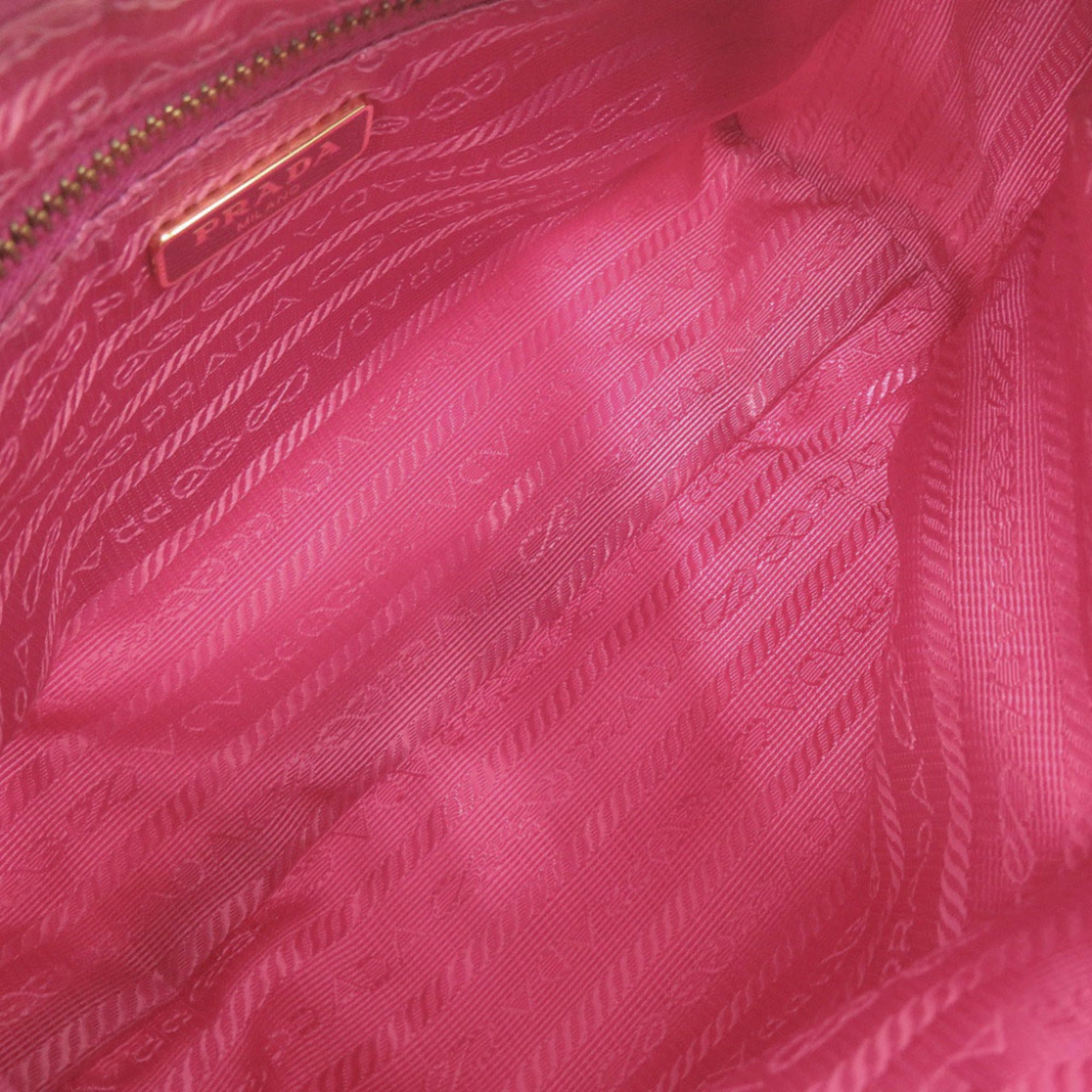 Prada Pink Nylon Pouch (Pre-Owned)