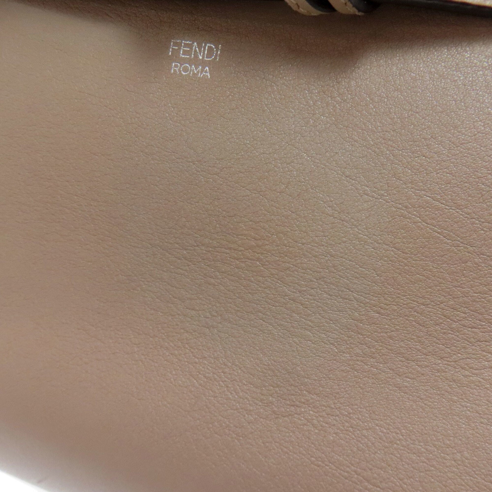 Fendi Grayish Leather Handbag (Pre-Owned)
