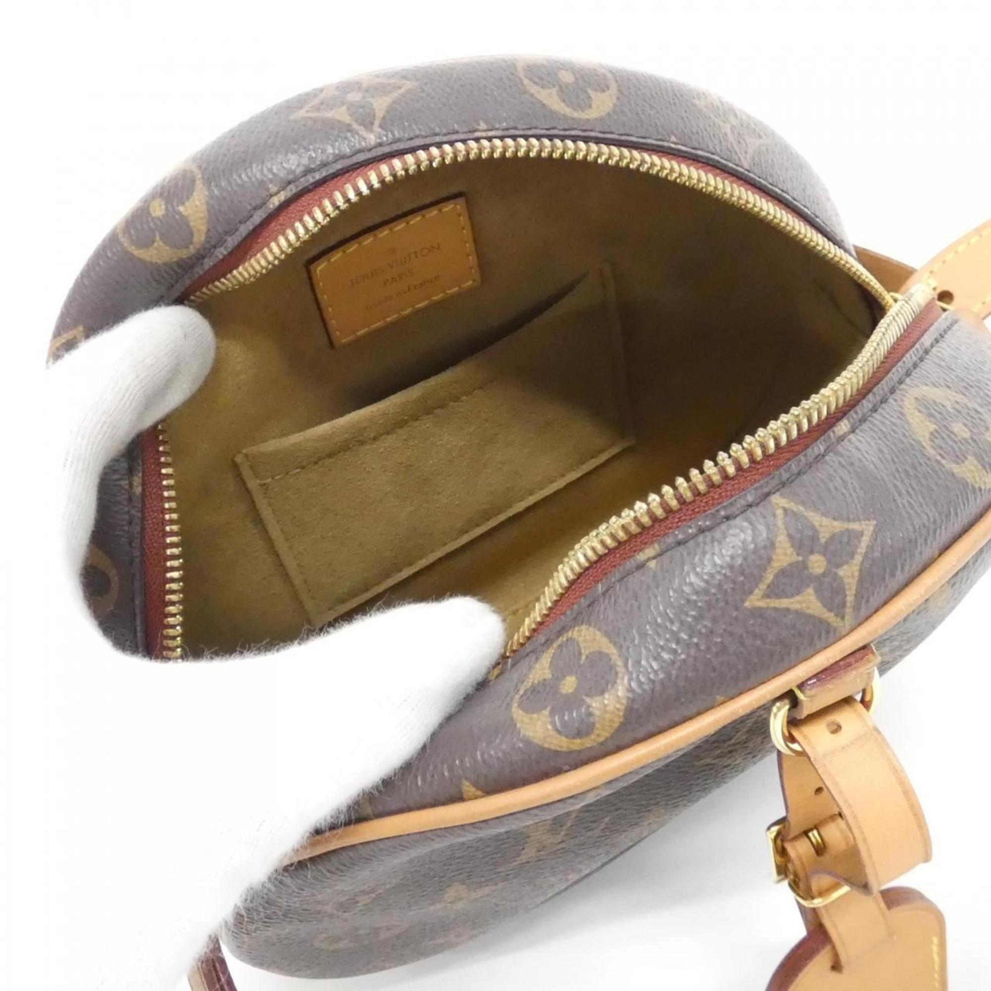 Louis Vuitton Monogram Marron Coated Canvas Shoulder Bag (Pre-Owned)