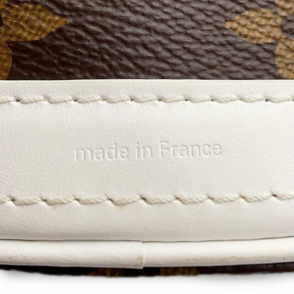 Louis Vuitton Monogram Blanc Brown Monogram Handbag Shoulder Bag (Pre-Owned)