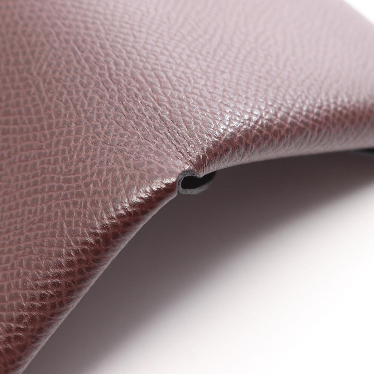 Hermes Bordeaux Epsom Leather Coin Purse/Coin Case (Pre-Owned)