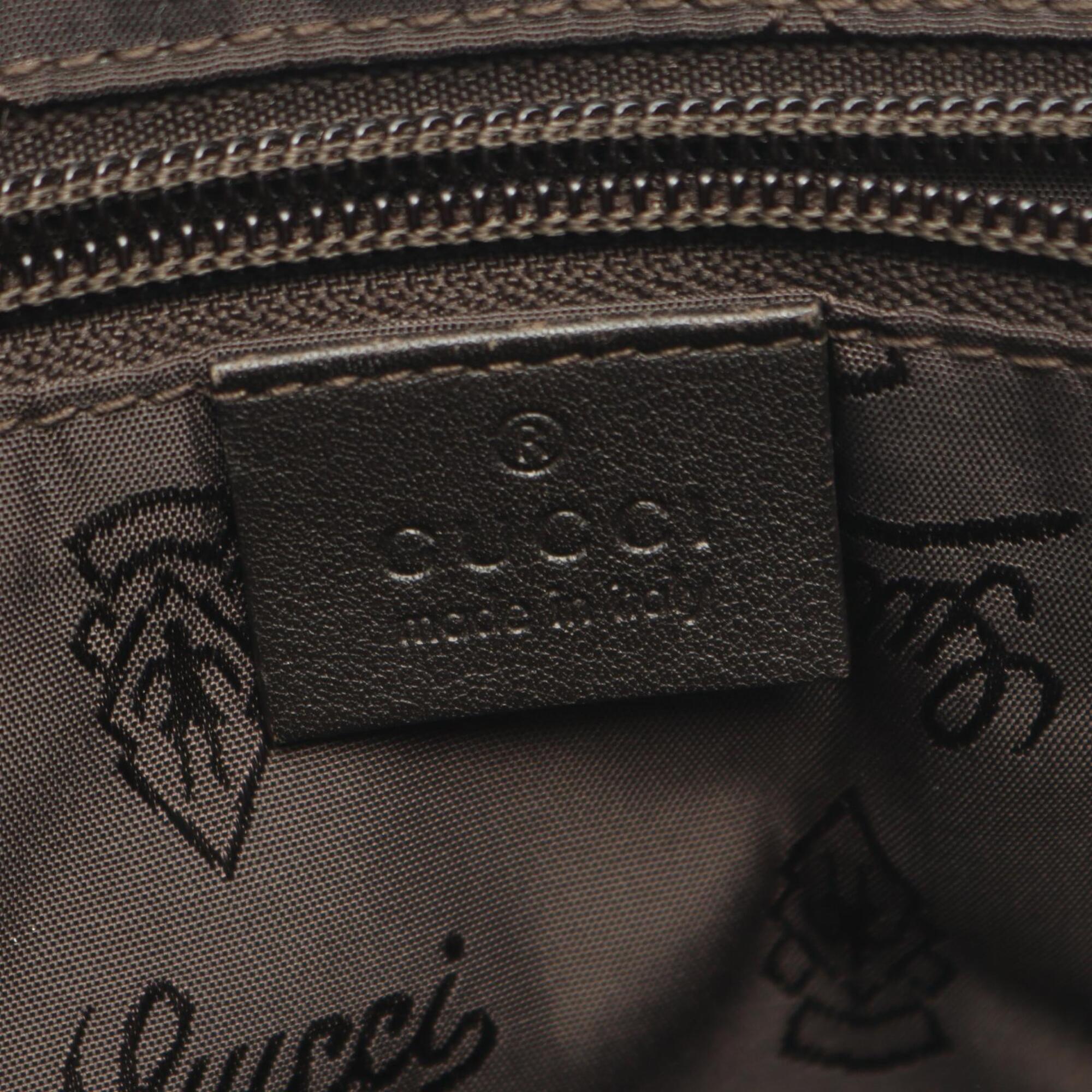 Gucci Brown Leather Shoulder Bag (Pre-Owned)