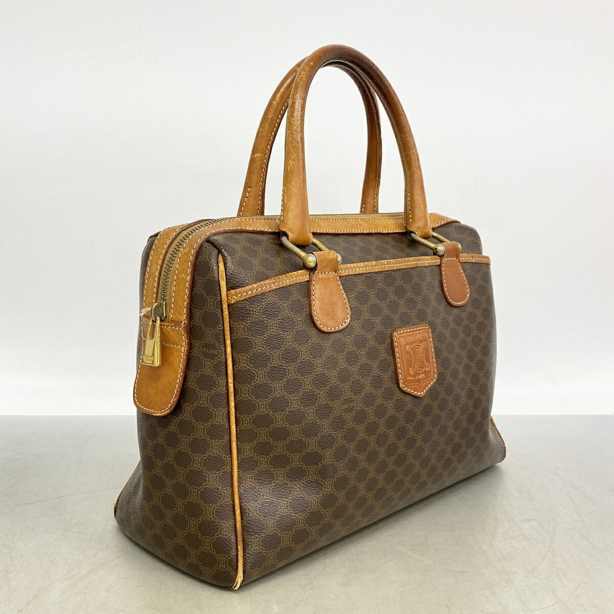 Celine Brown Pvc Handbag (Pre-Owned)