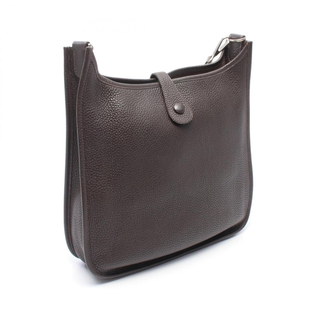 Hermes Brown Taurillon Clemence Leather Shoulder Bag (Pre-Owned)