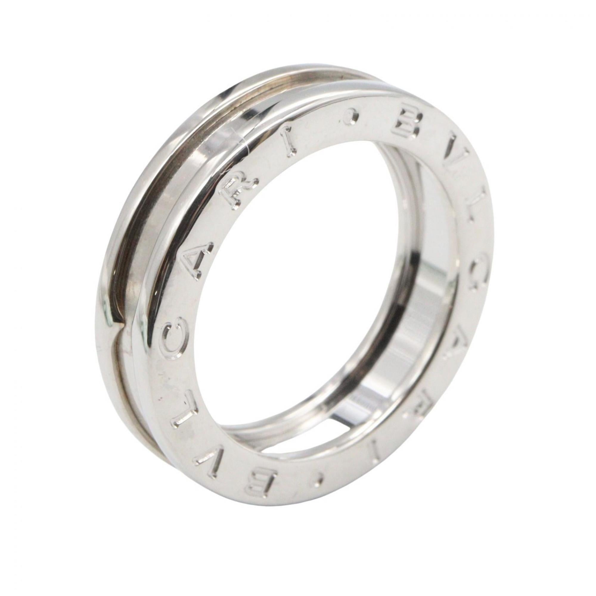 Bvlgari Silver White Gold (18K) Band Ring (Pre-Owned)
