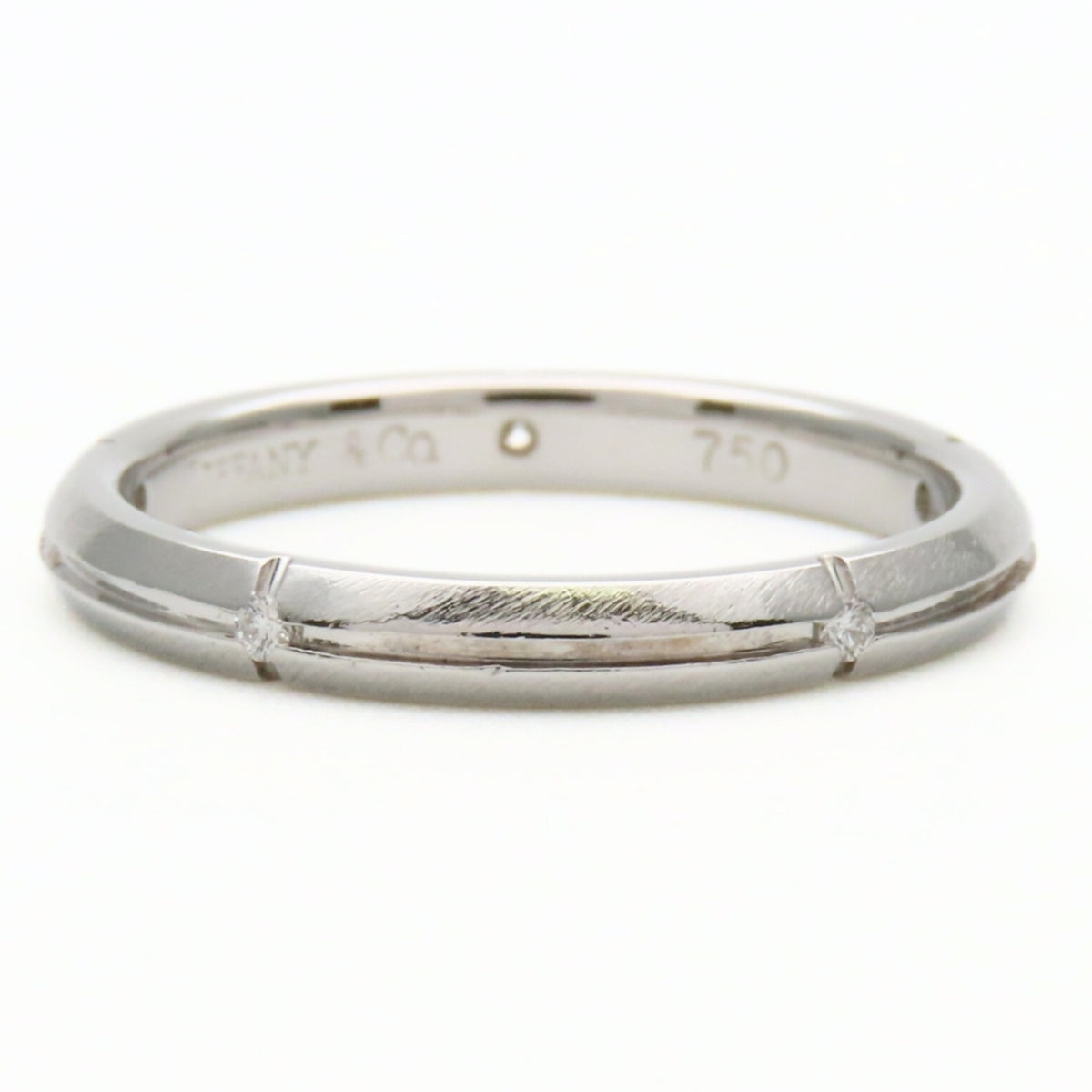 Tiffany White Gold White Gold (18K) Band Ring (Pre-Owned)