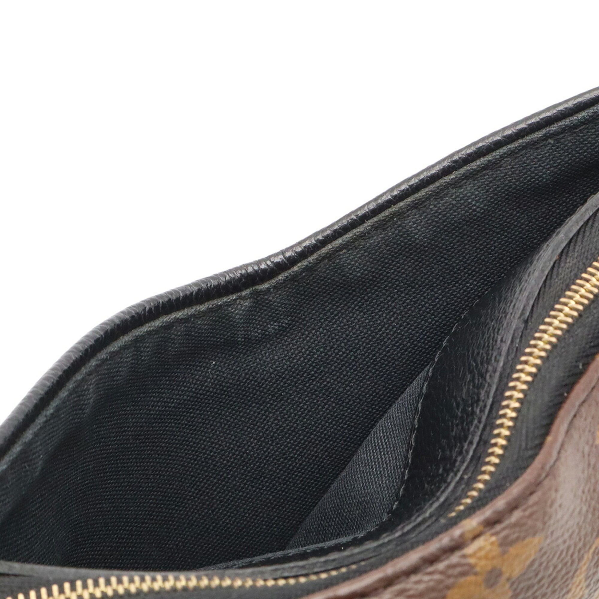 Louis Vuitton Black Monogram Noir White Monogram Clutch Bag Shoulder Bag (Pre-Owned)