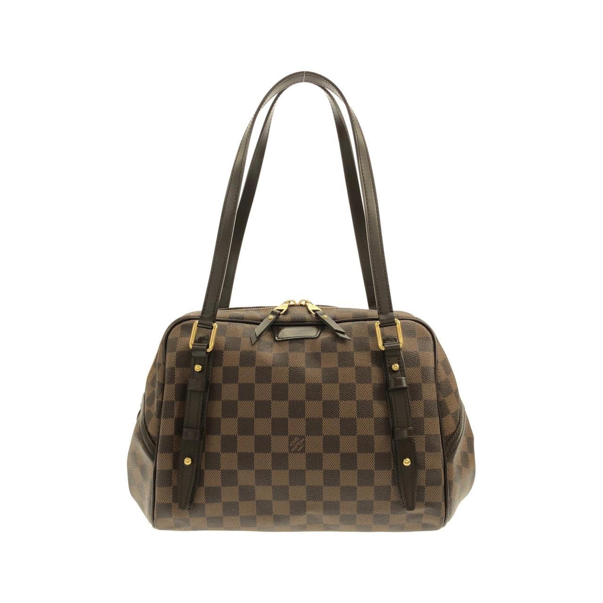 Louis Vuitton Damier Damier Canvas Ebene Damier Canvas Shoulder Bag (Pre-Owned)