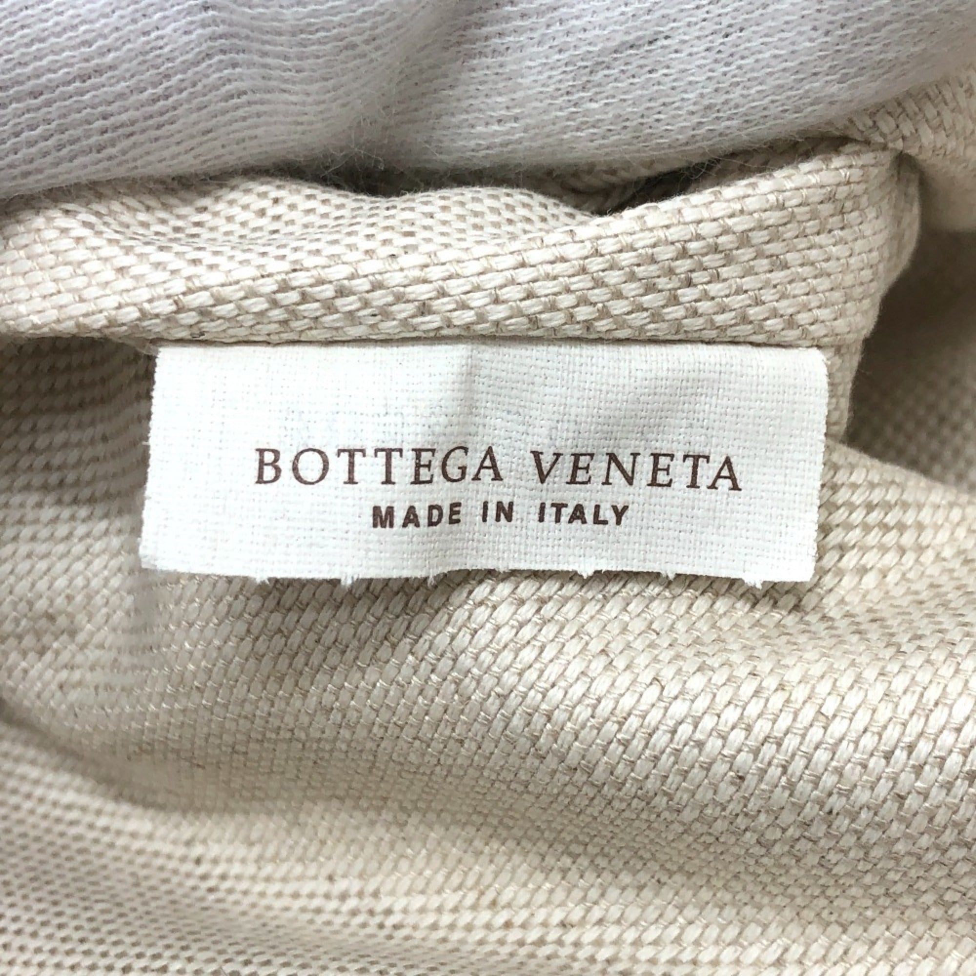 Bottega Veneta Beige Canvas Pouch (Pre-Owned)