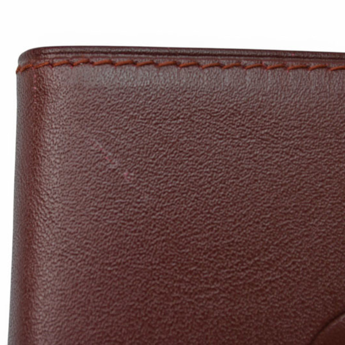 Cartier Must Bordeaux Leather Wallet (Bi-Fold) (Pre-Owned)
