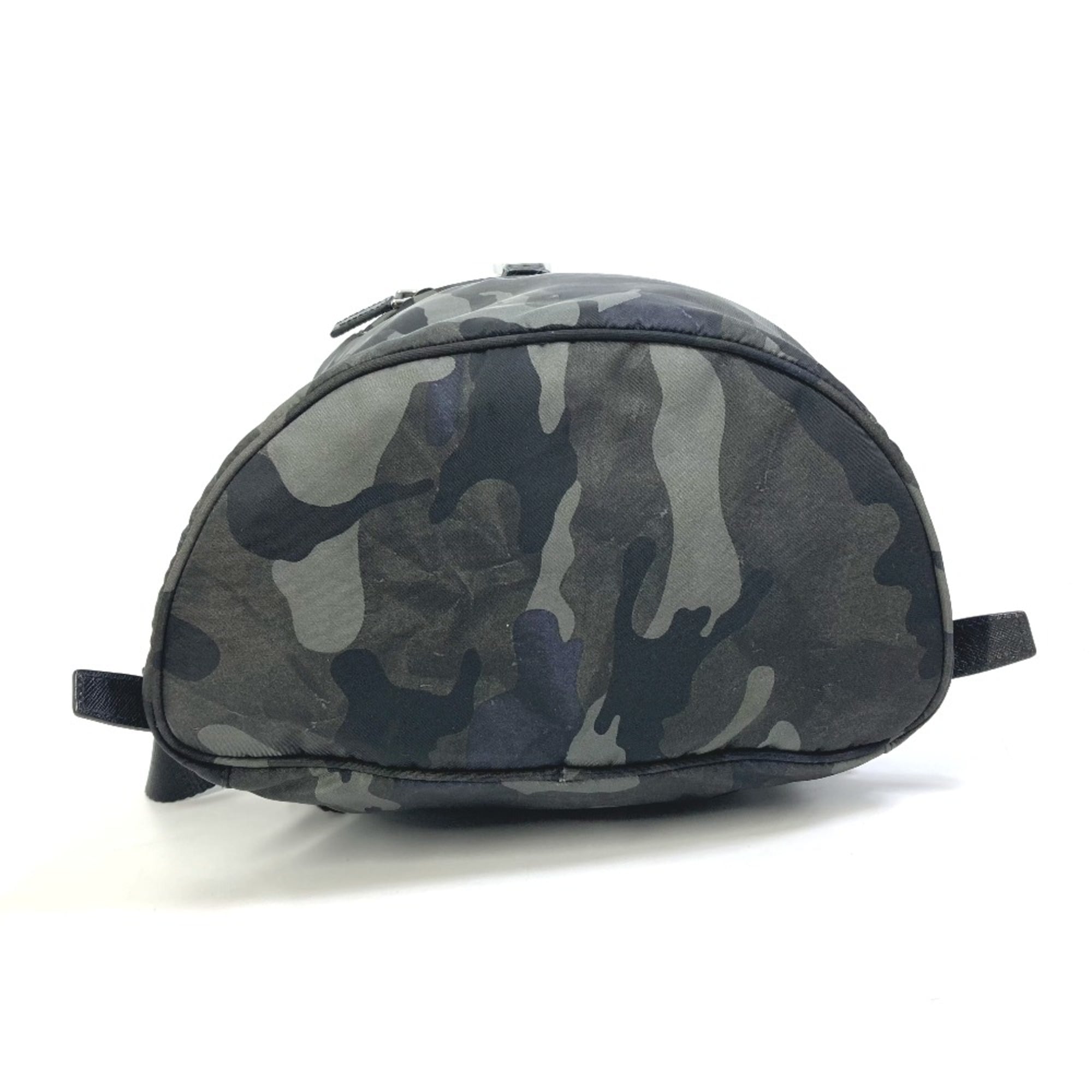 Prada Green Cloth Backpack (Pre-Owned)