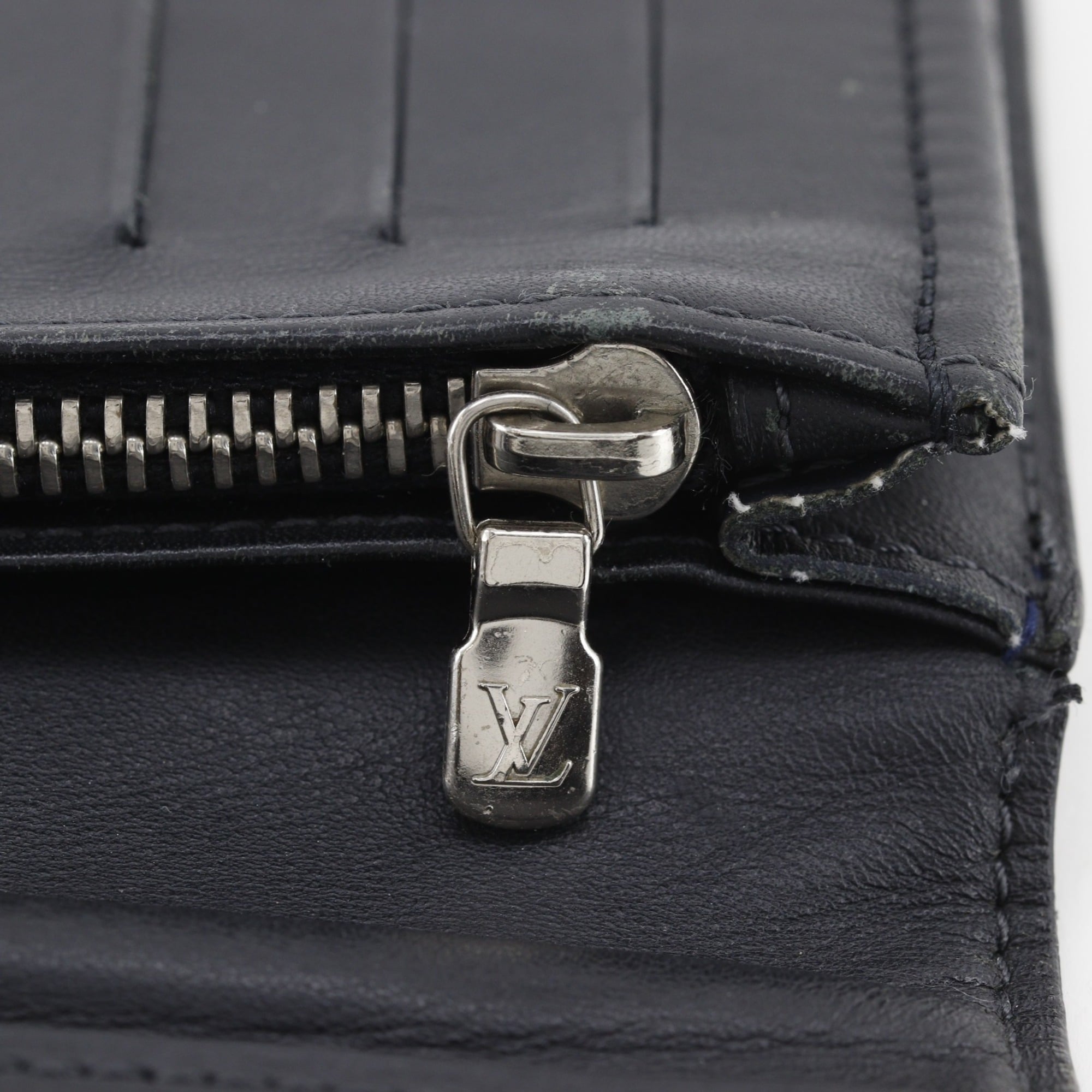 Louis Vuitton Black Damier Graphite Long Wallet (Bi-Fold) (Pre-Owned)