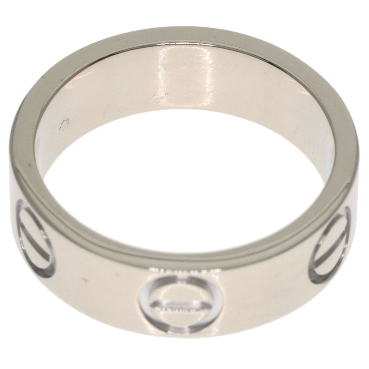 Cartier White Gold White Gold (18K) Band Ring (Pre-Owned)