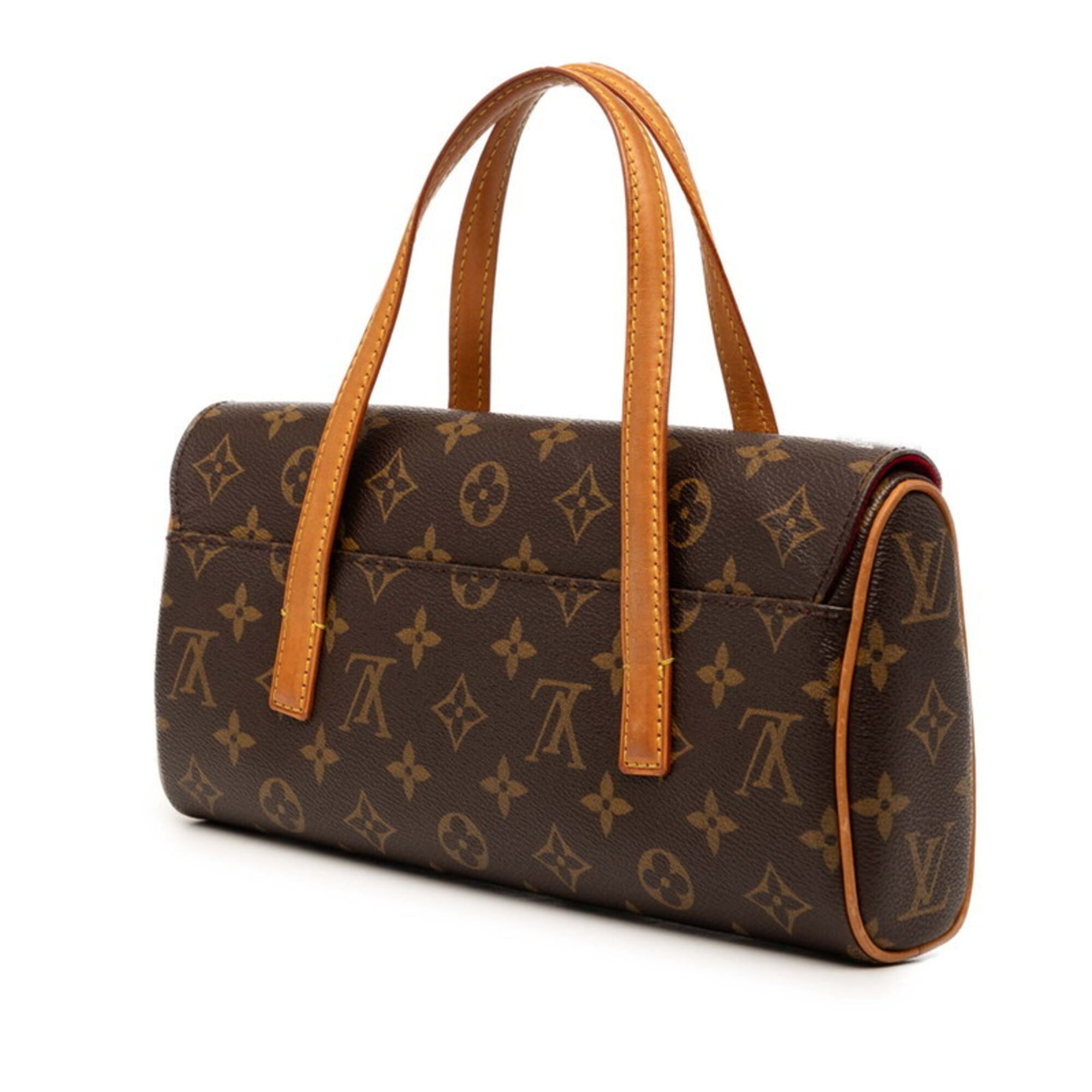 Louis Vuitton Monogram Brown Pvc Leather Handbag (Pre-Owned)
