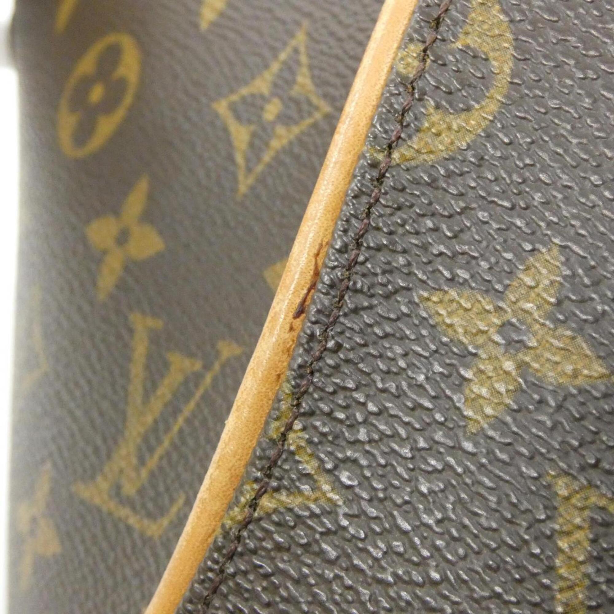 Louis Vuitton Marron Coated Canvas Handbag (Pre-Owned)