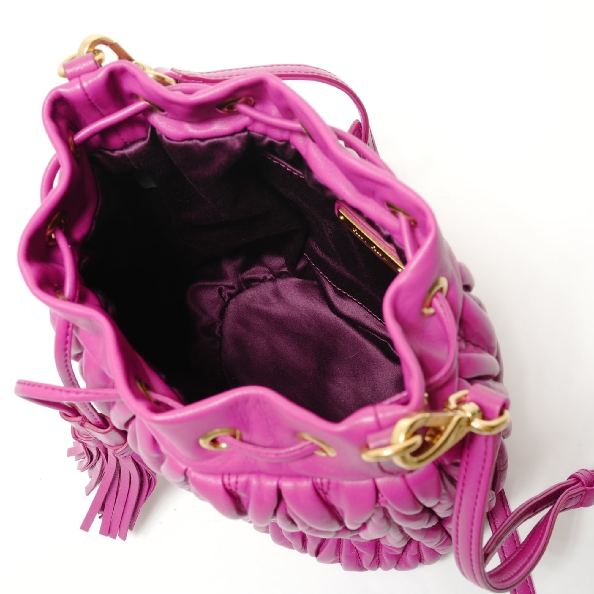 Miu Miu Purple Shoulder Bag (Pre-Owned)